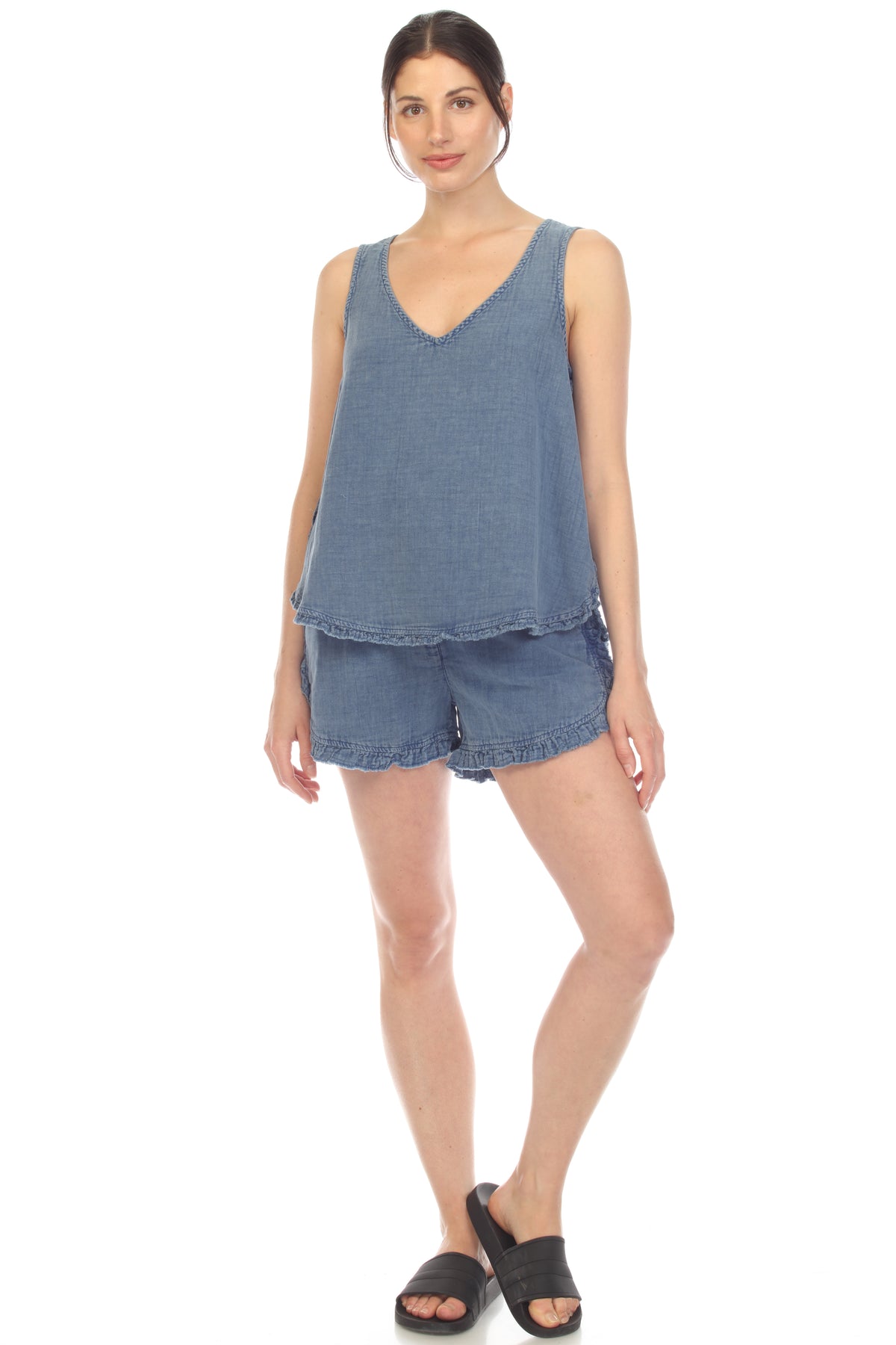 RUFFLE EDGE SHORT