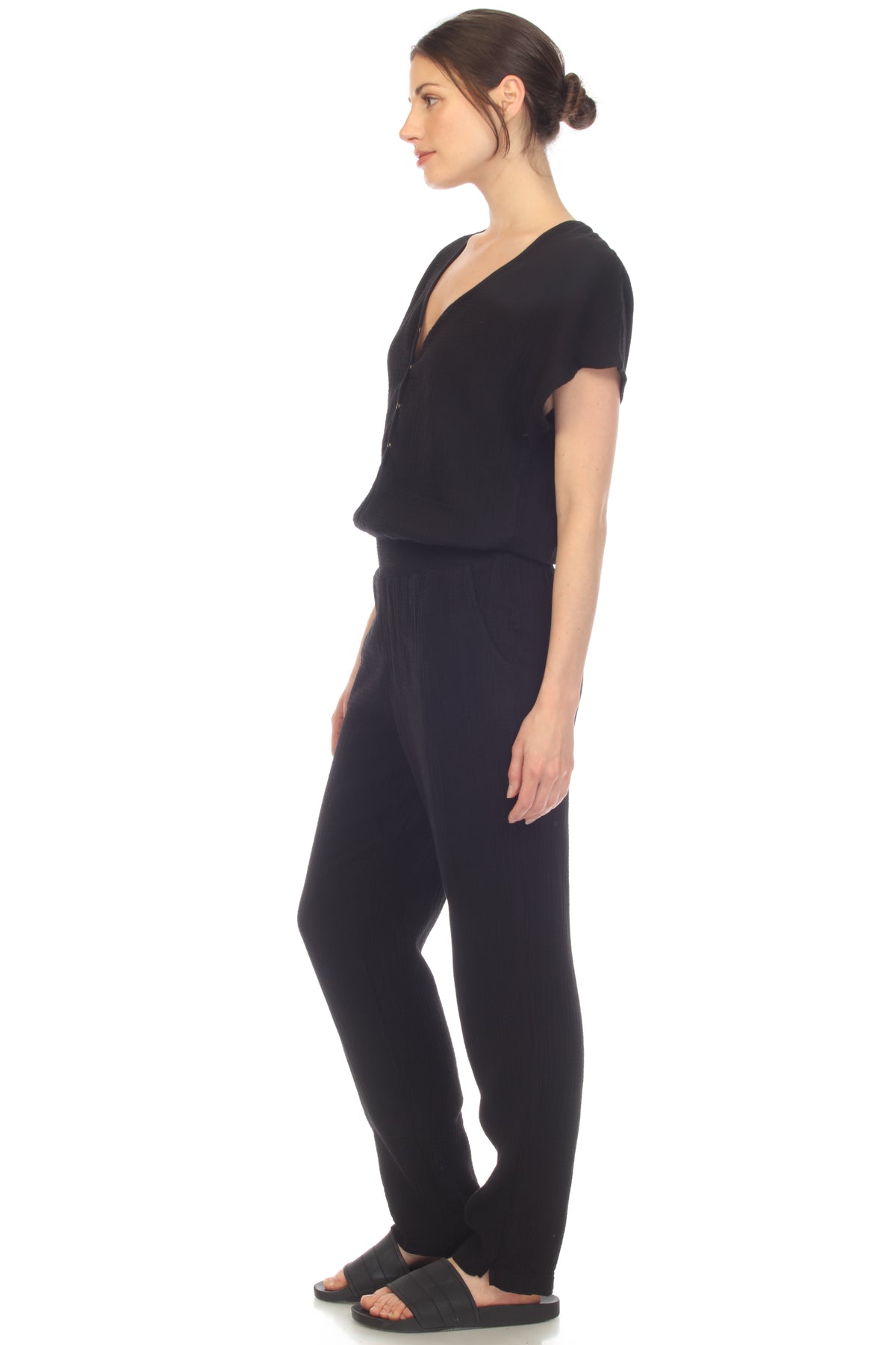 S/s Snap Jumpsuit