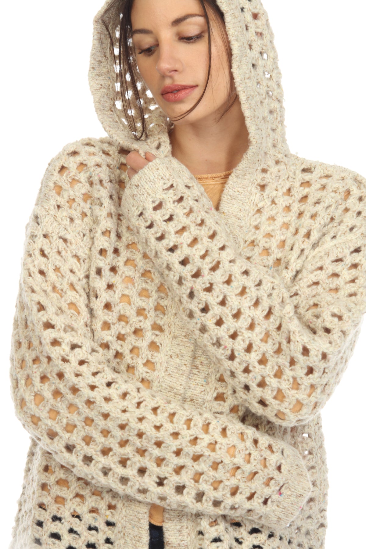 HONEYCOMB CARDIGAN