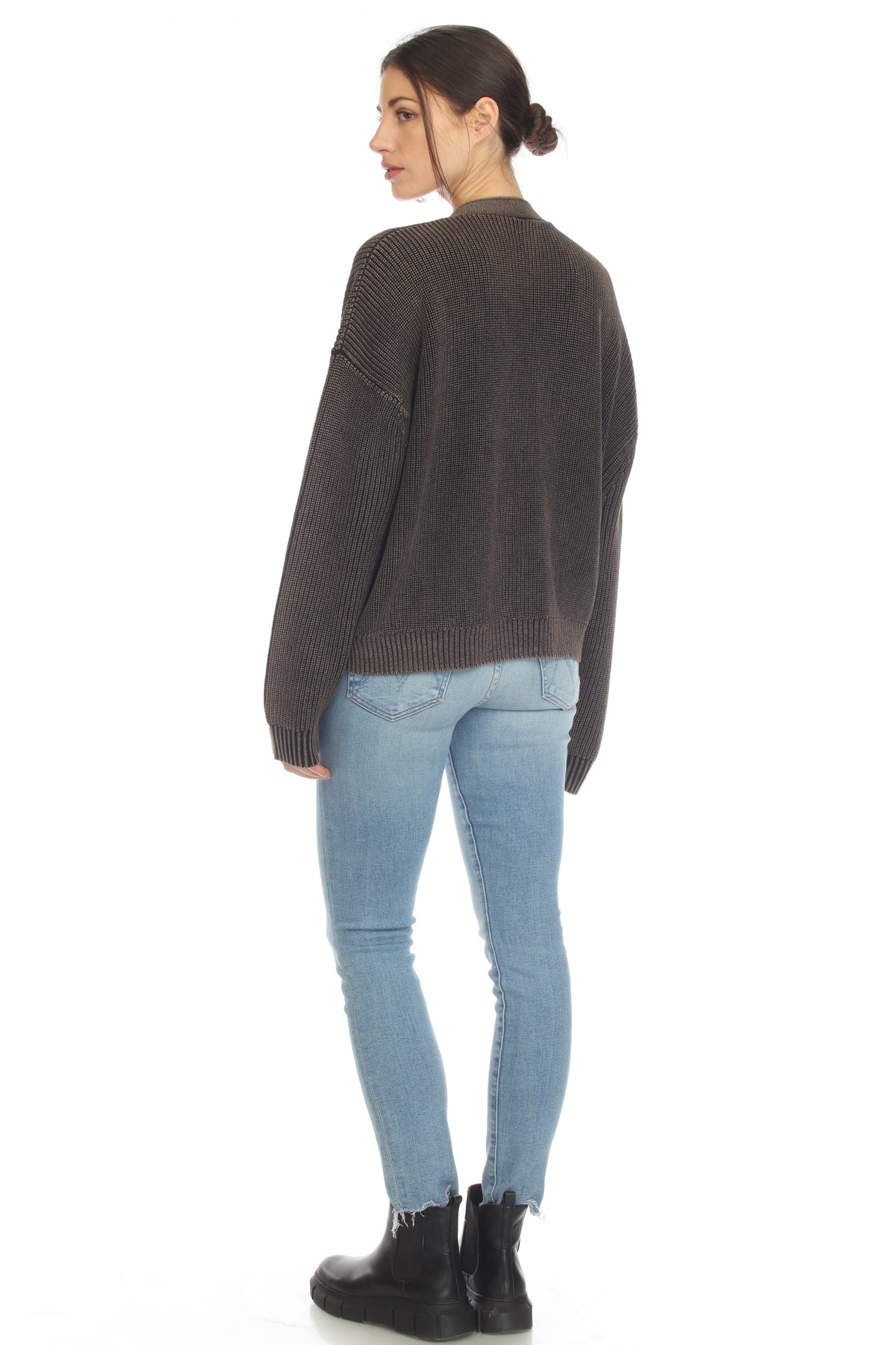 ALICE DEEP-V CARDIGAN SWEATER