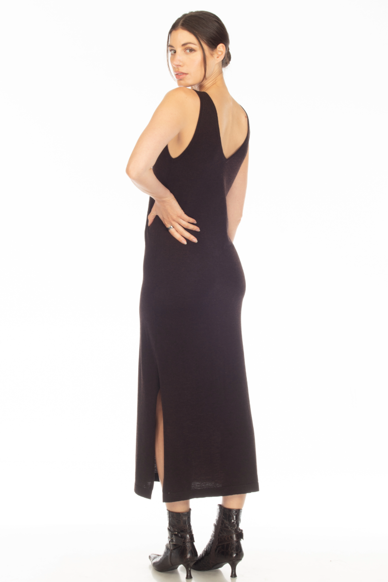 SLEEVELESS MIDI DRESS