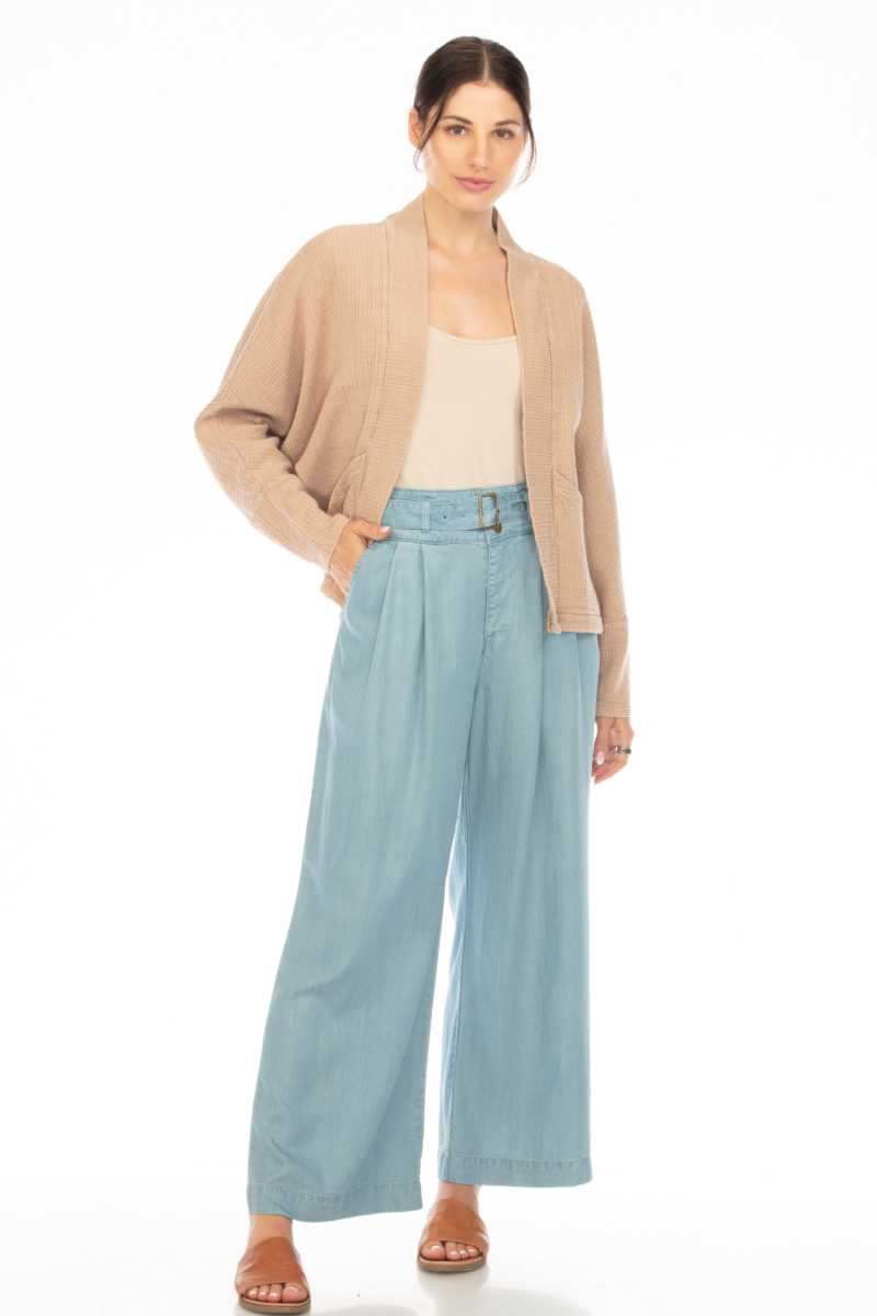 JACQUARD STITCH CARDIGAN