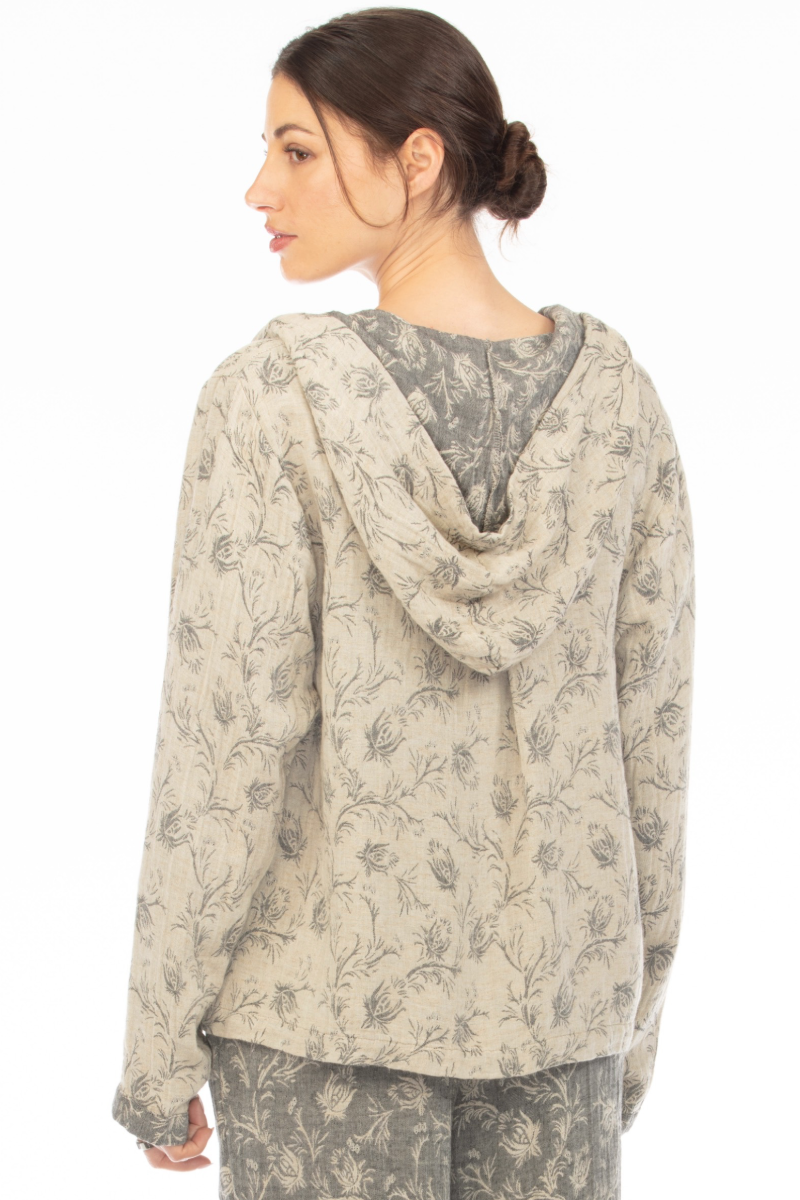 JACQUARD HOOD JACKET