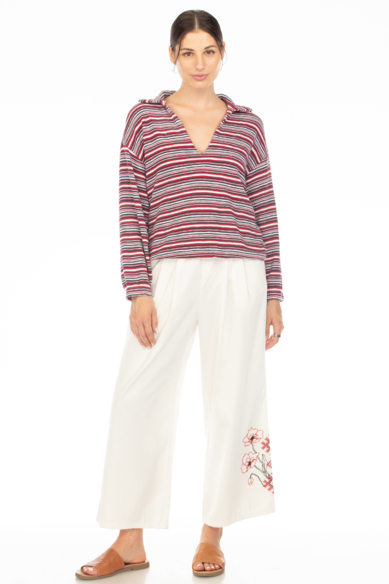 GIANNI PLEATED ANKLE PANT