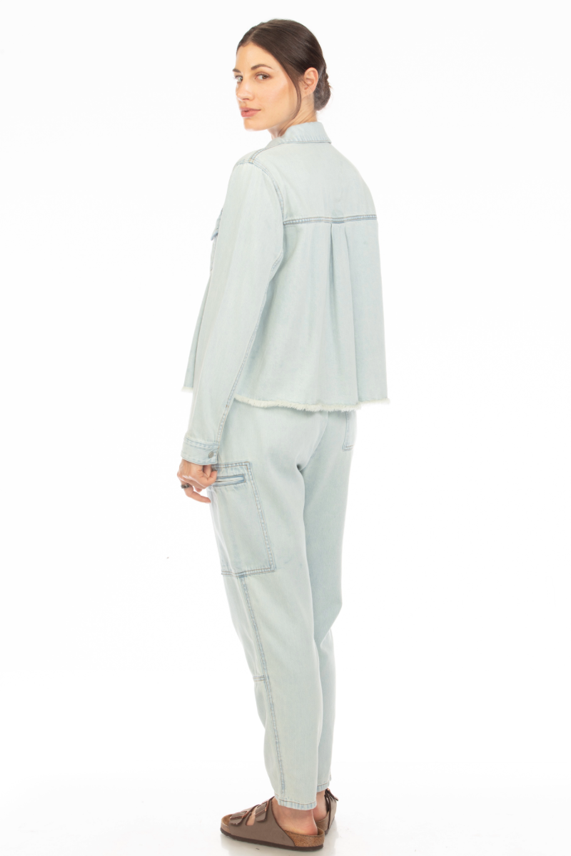 MICK FRAYED DENIM JACKET