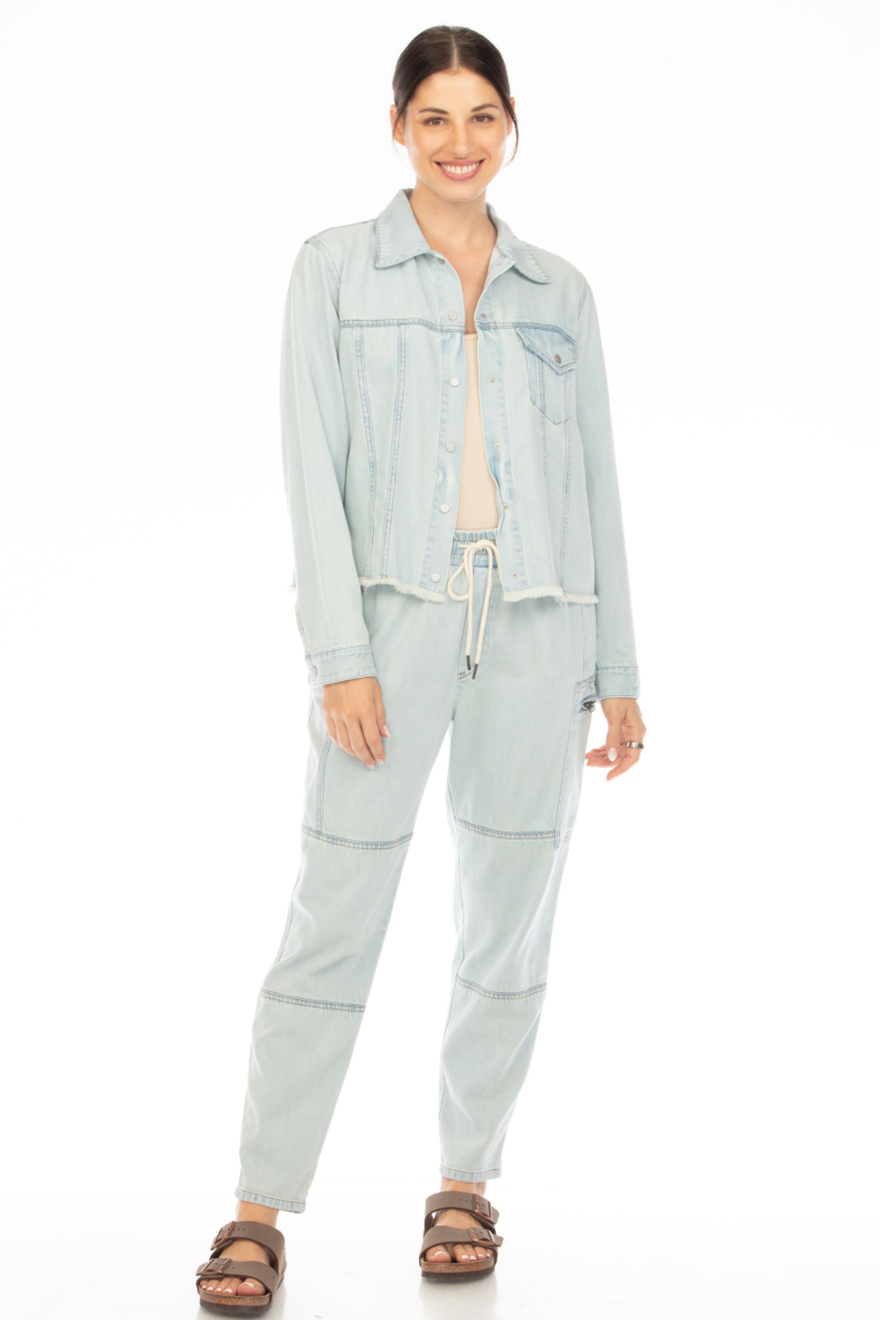 MICK FRAYED DENIM JACKET