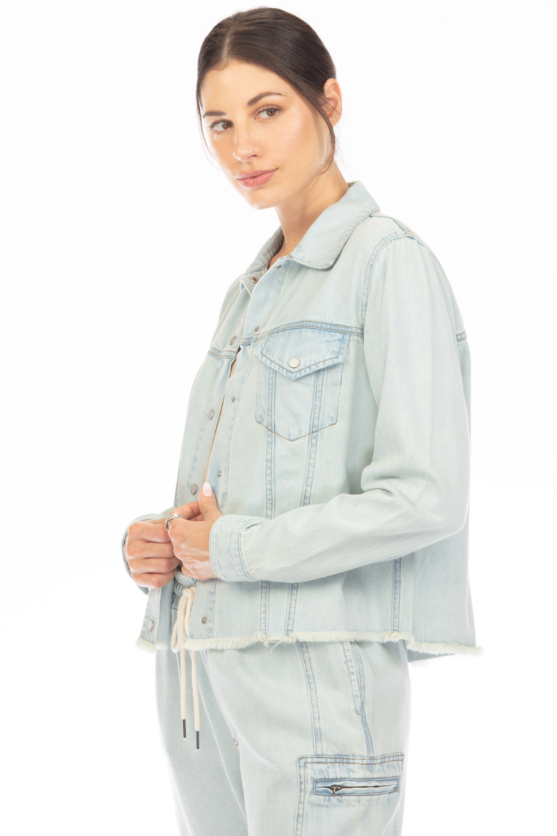 MICK FRAYED DENIM JACKET