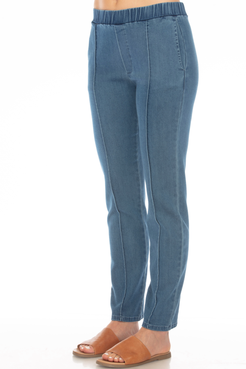 PINTUCK STOVEPIPE JEAN