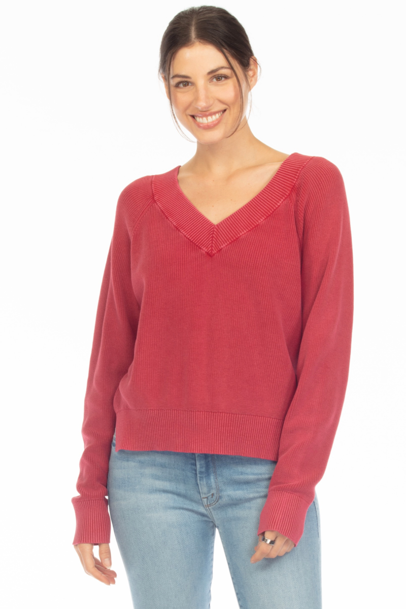 DOUBLE V SWEATER