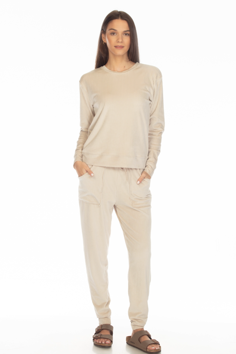ELLIE LUSH RIB JOGGER - Hello Nite!