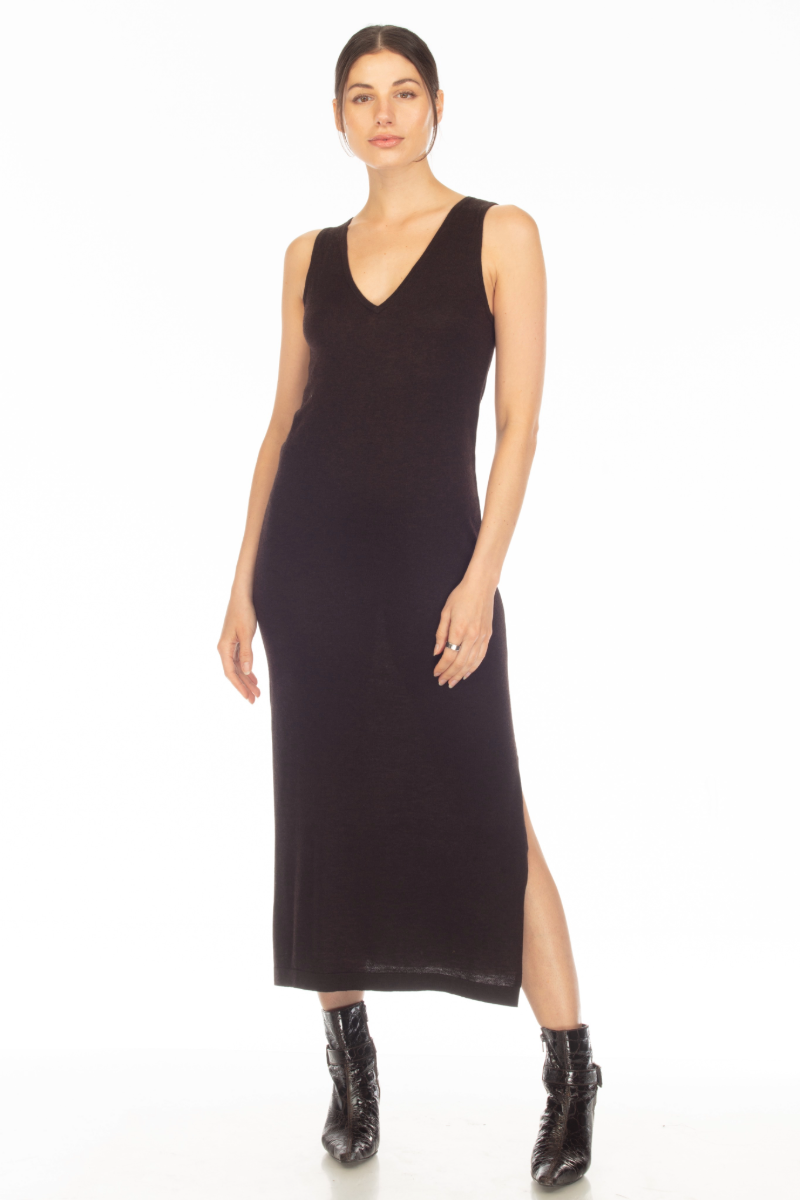 SLEEVELESS MIDI DRESS