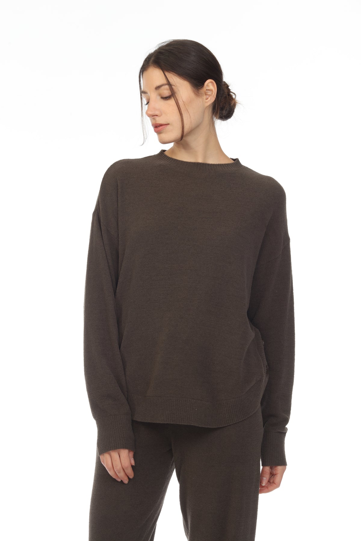 SCOOP HEM PULLOVER