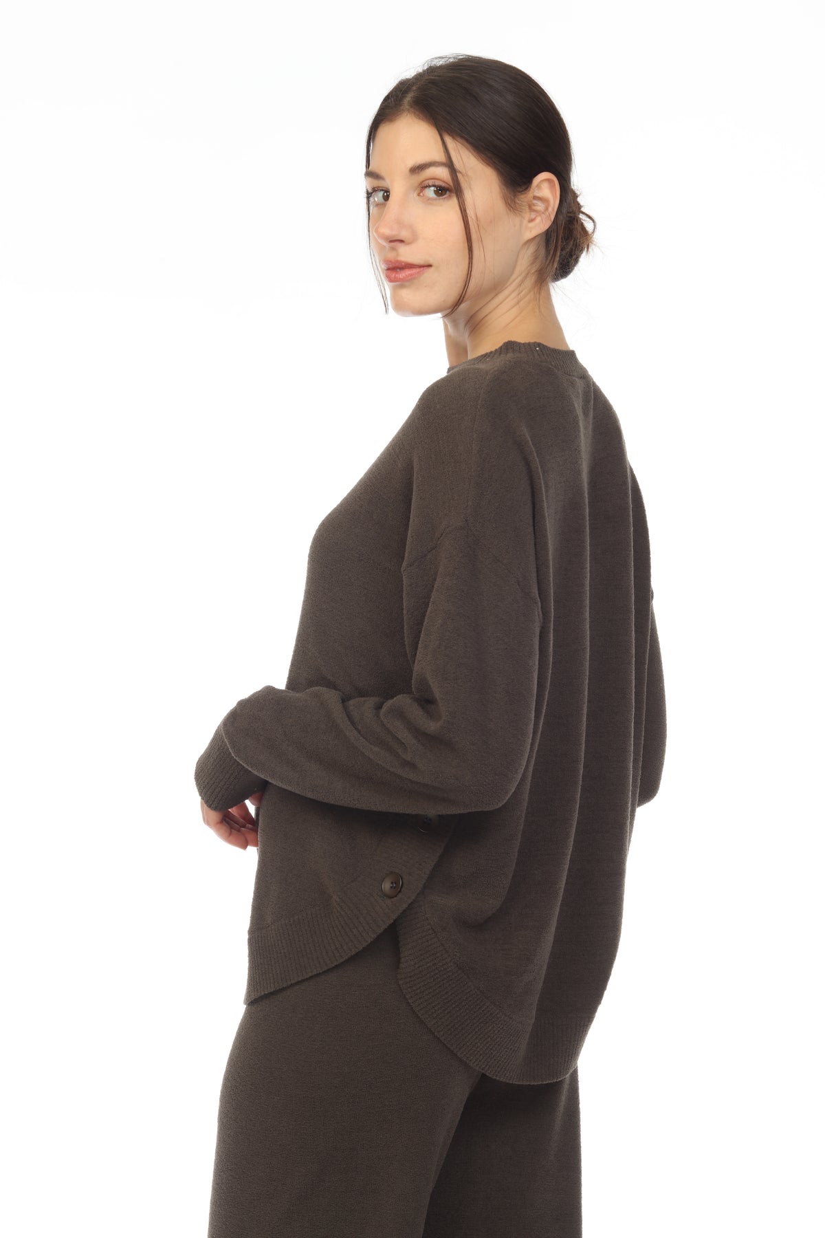 SCOOP HEM PULLOVER