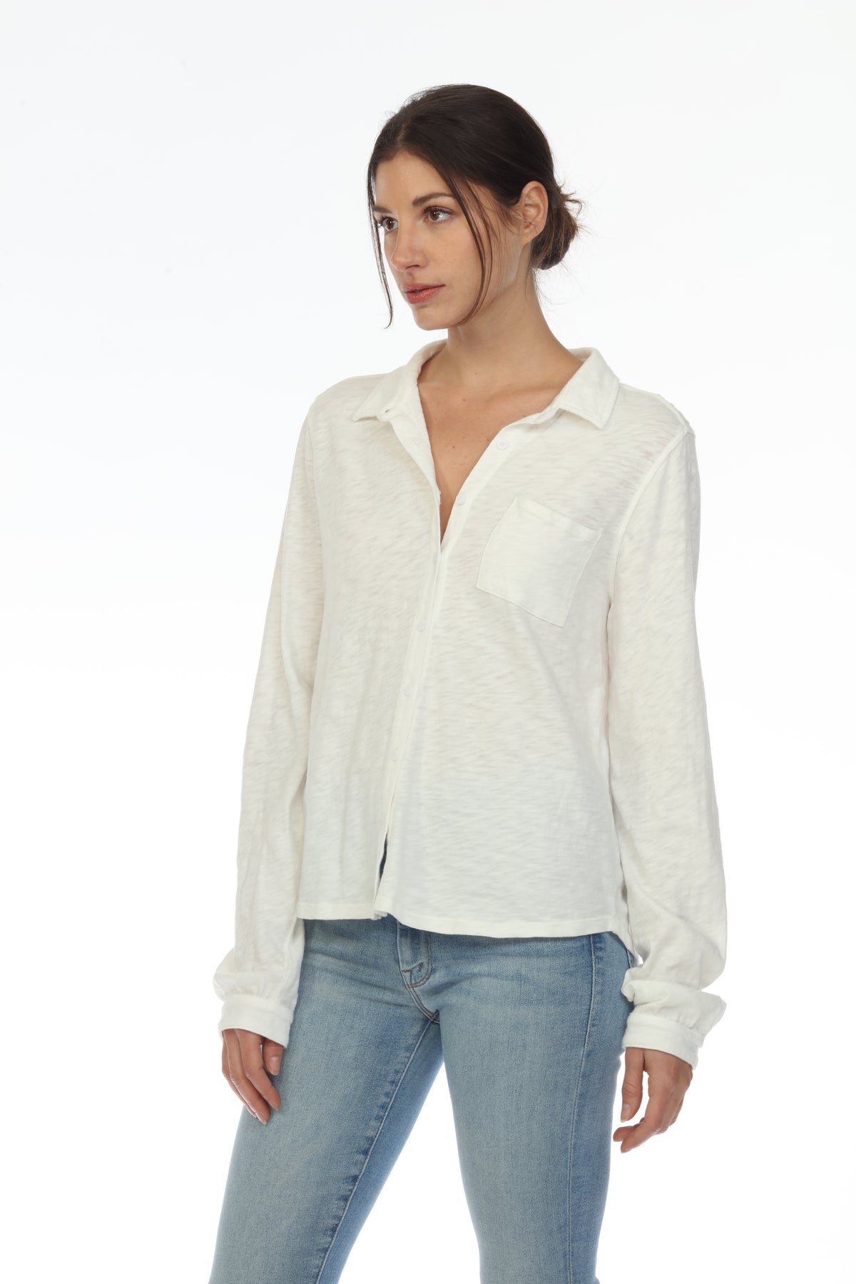 BUTTON UP L/S