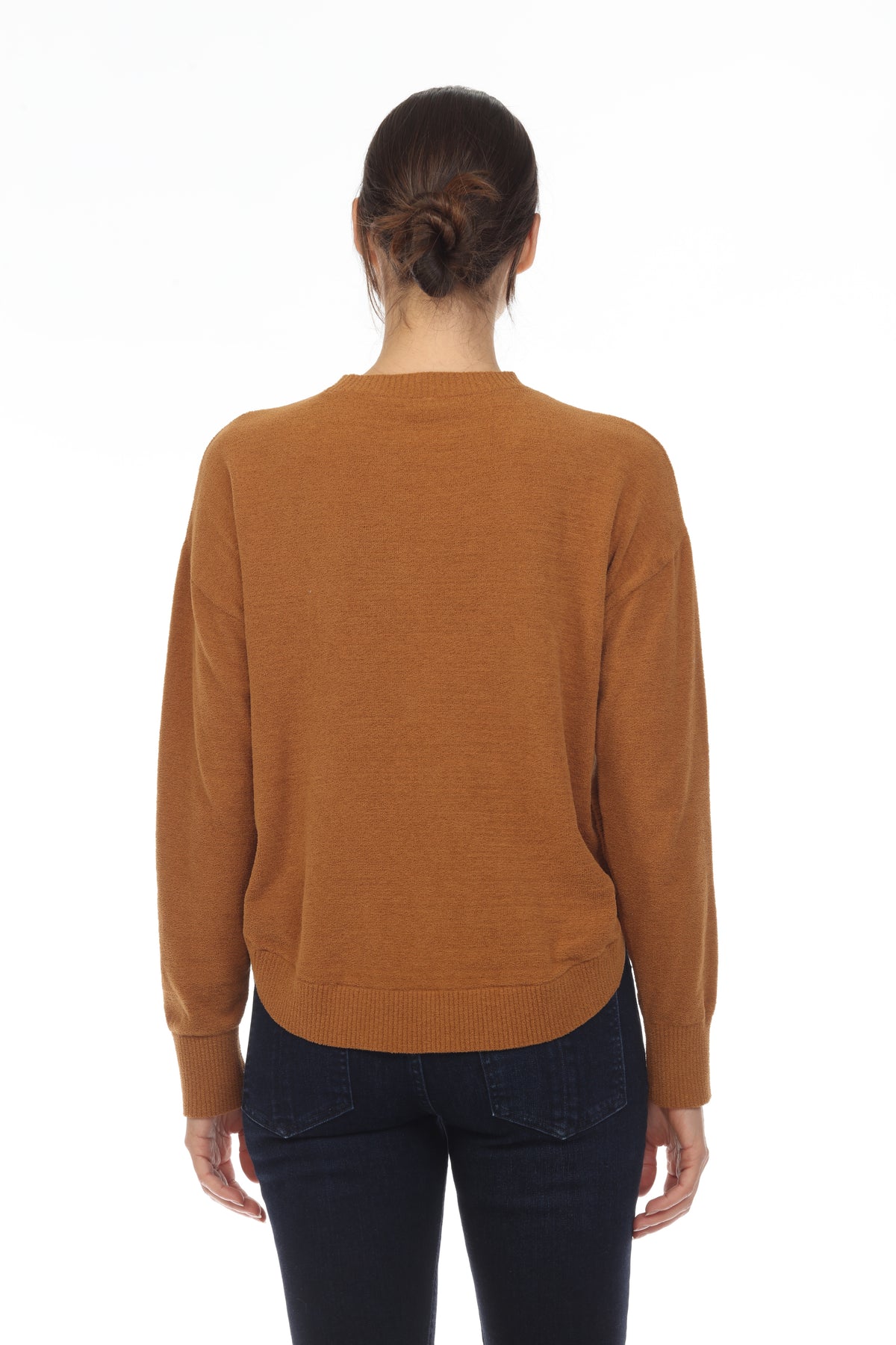 SCOOP HEM PULLOVER