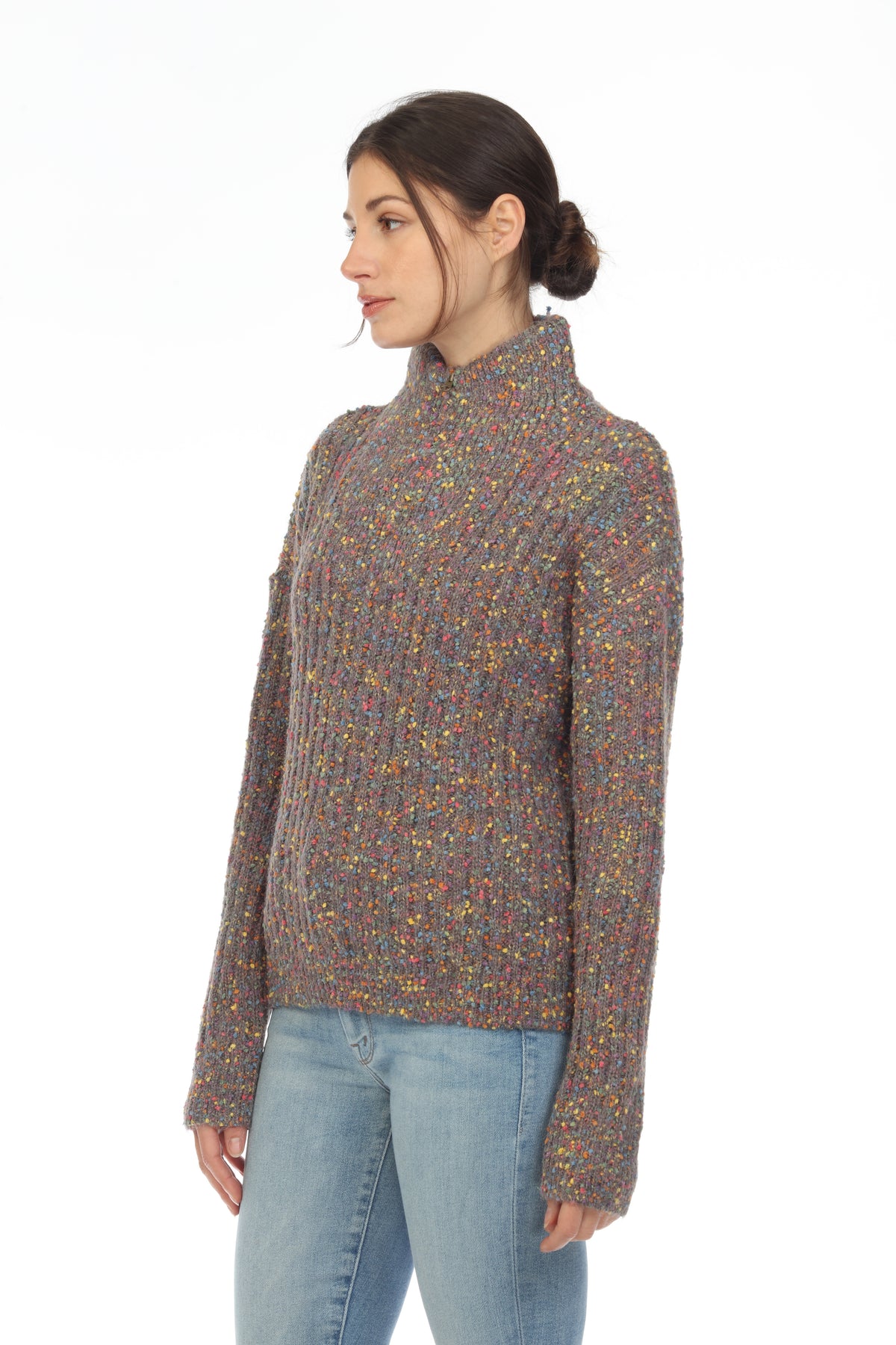 MOCK NECK LS