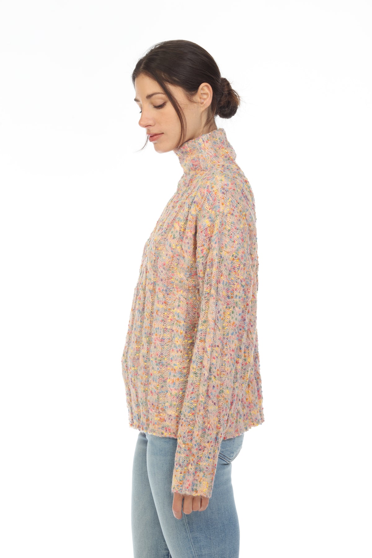 MOCK NECK LS