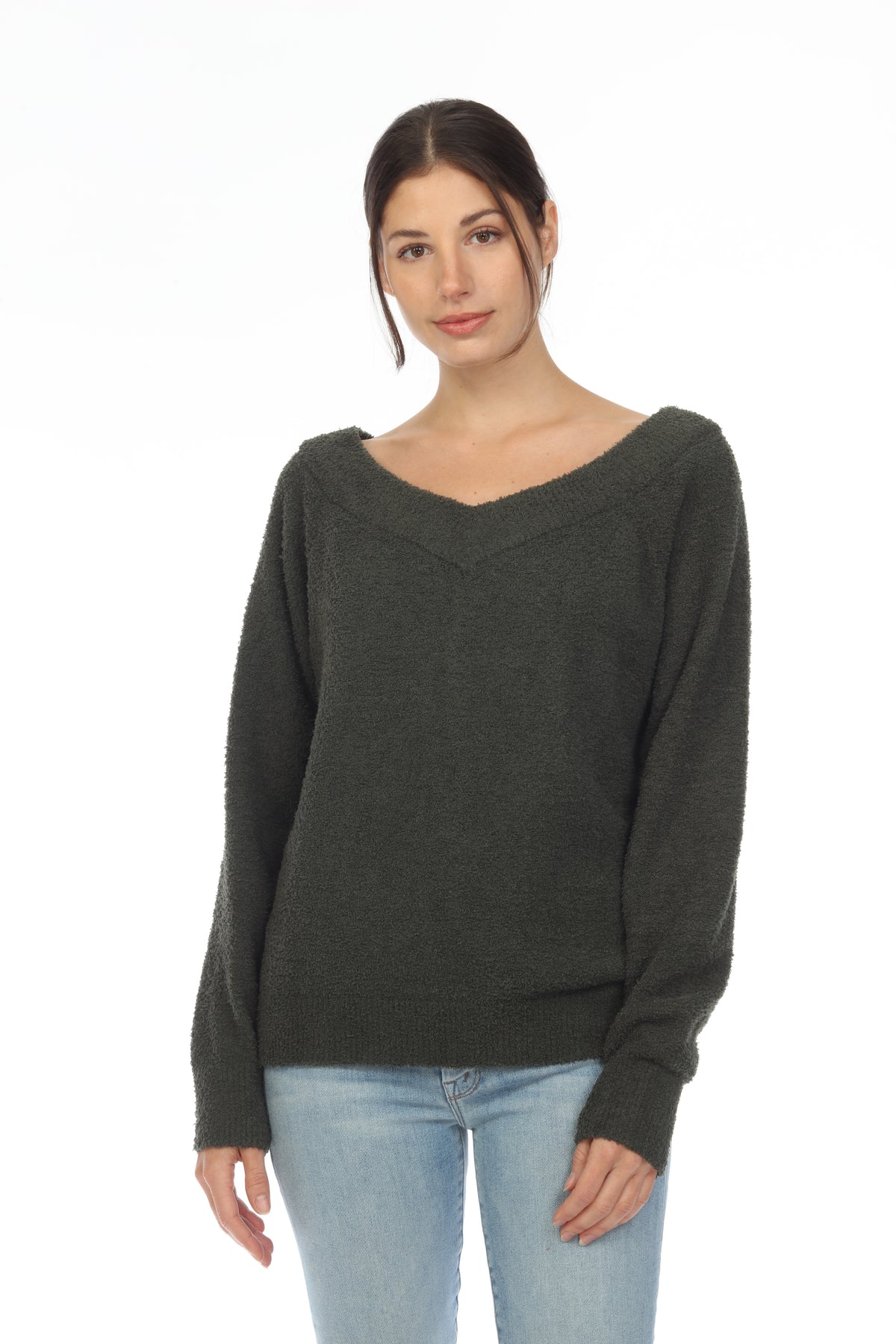 DOUBLE V SWEATER