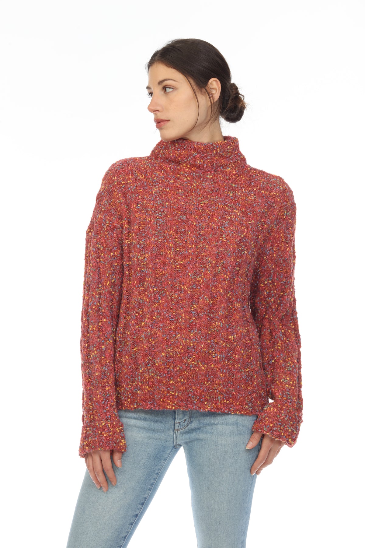 MOCK NECK LS