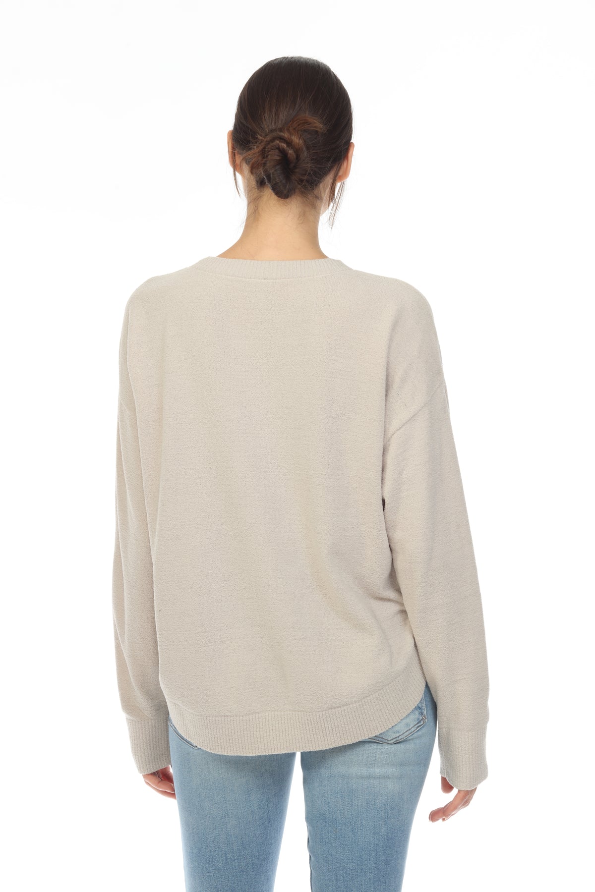 SCOOP HEM PULLOVER
