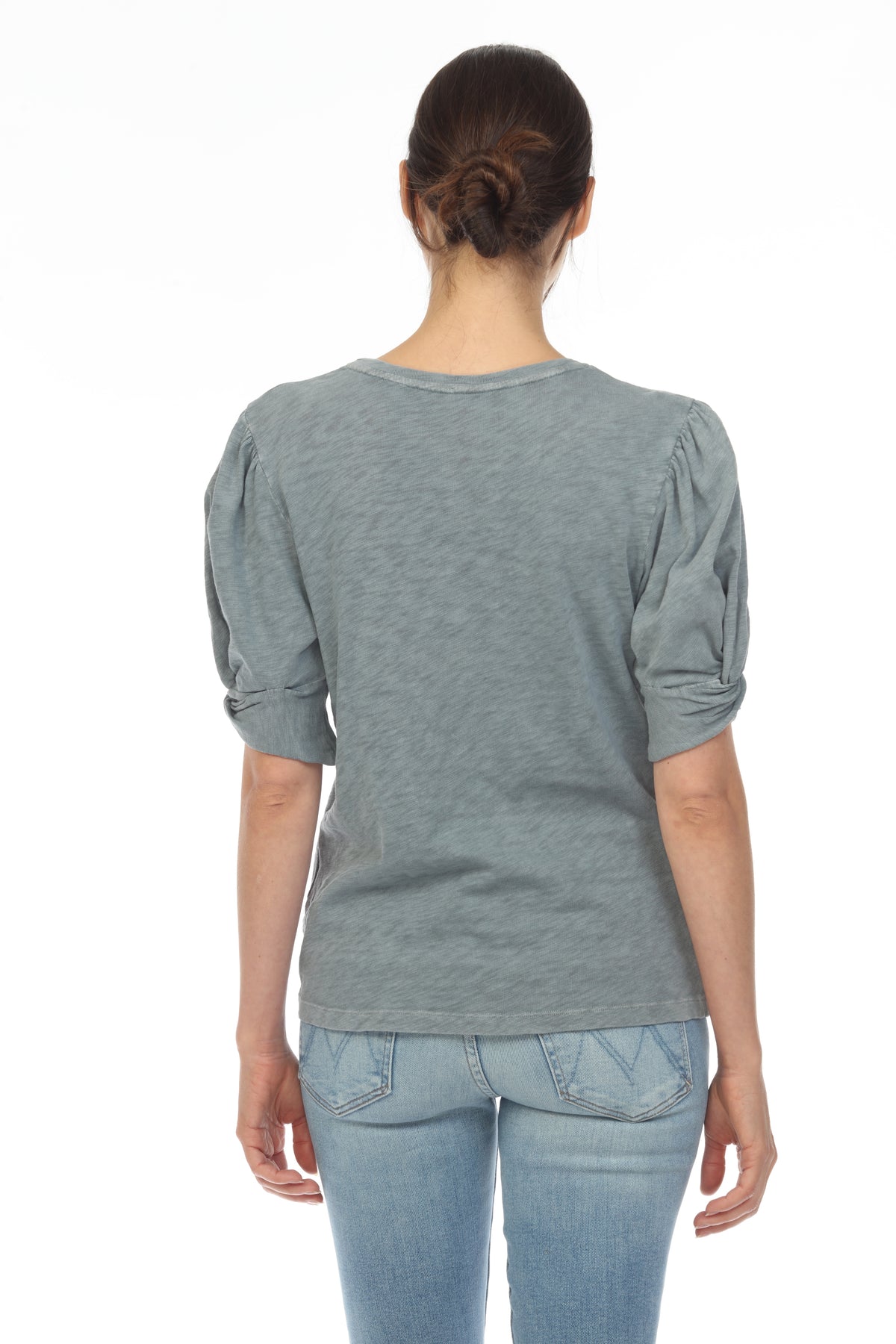 STELLA KNOTTED SLV TOP