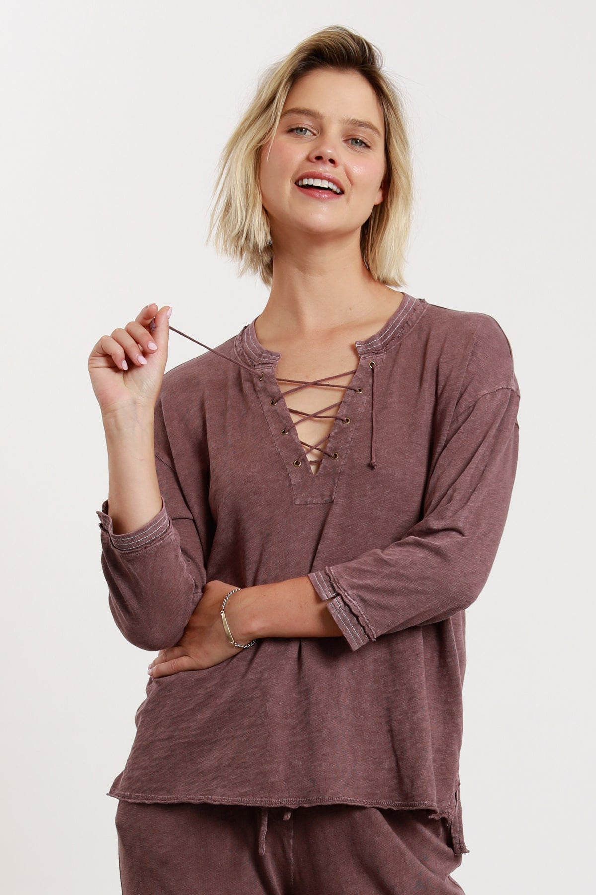 Lace 3/4 Top