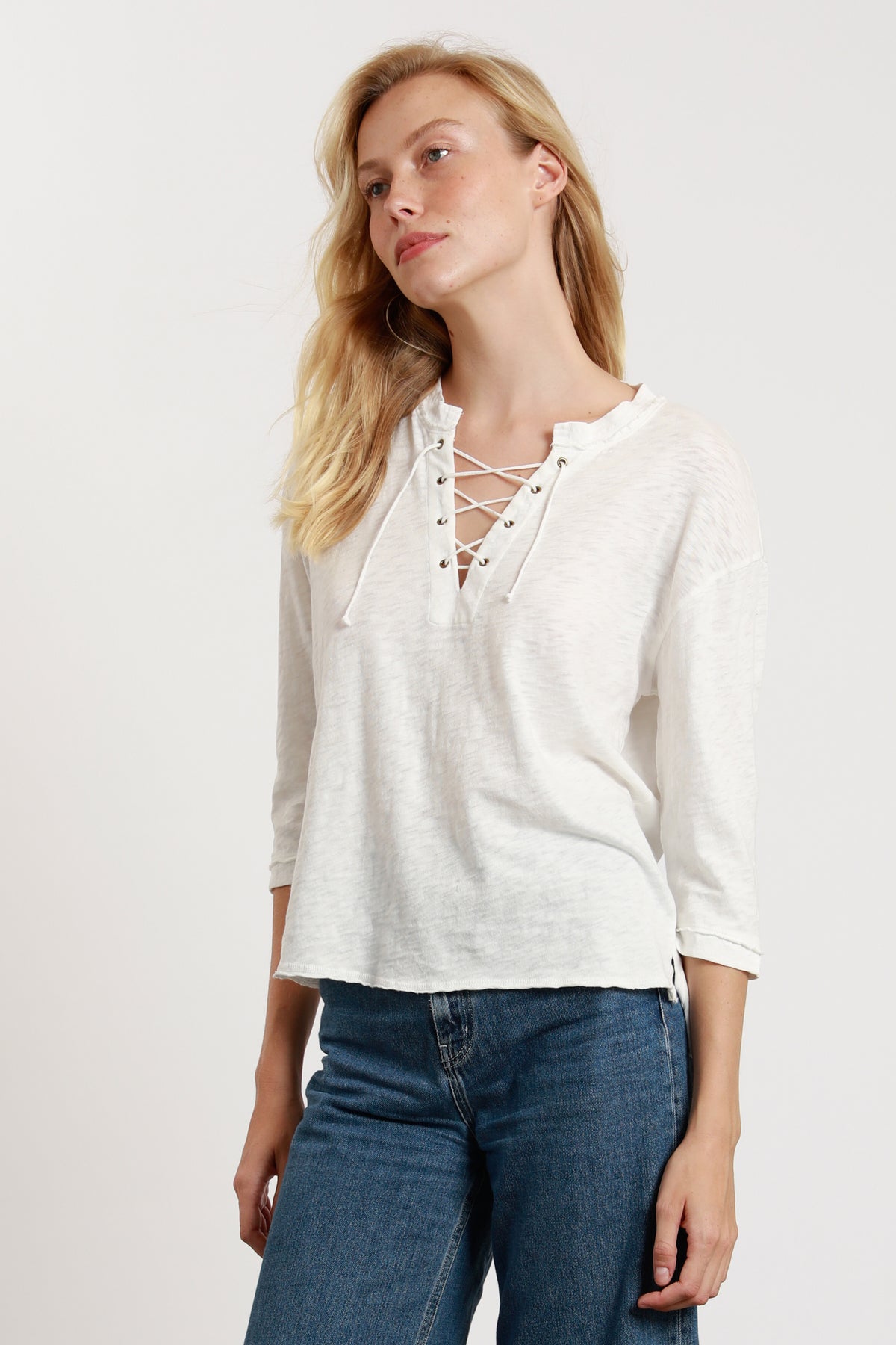 Lace 3/4 Top