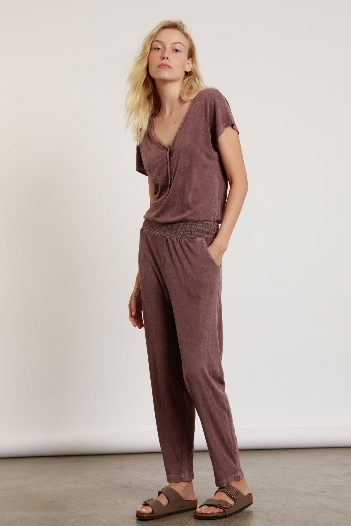 S/s Snap Jumpsuit