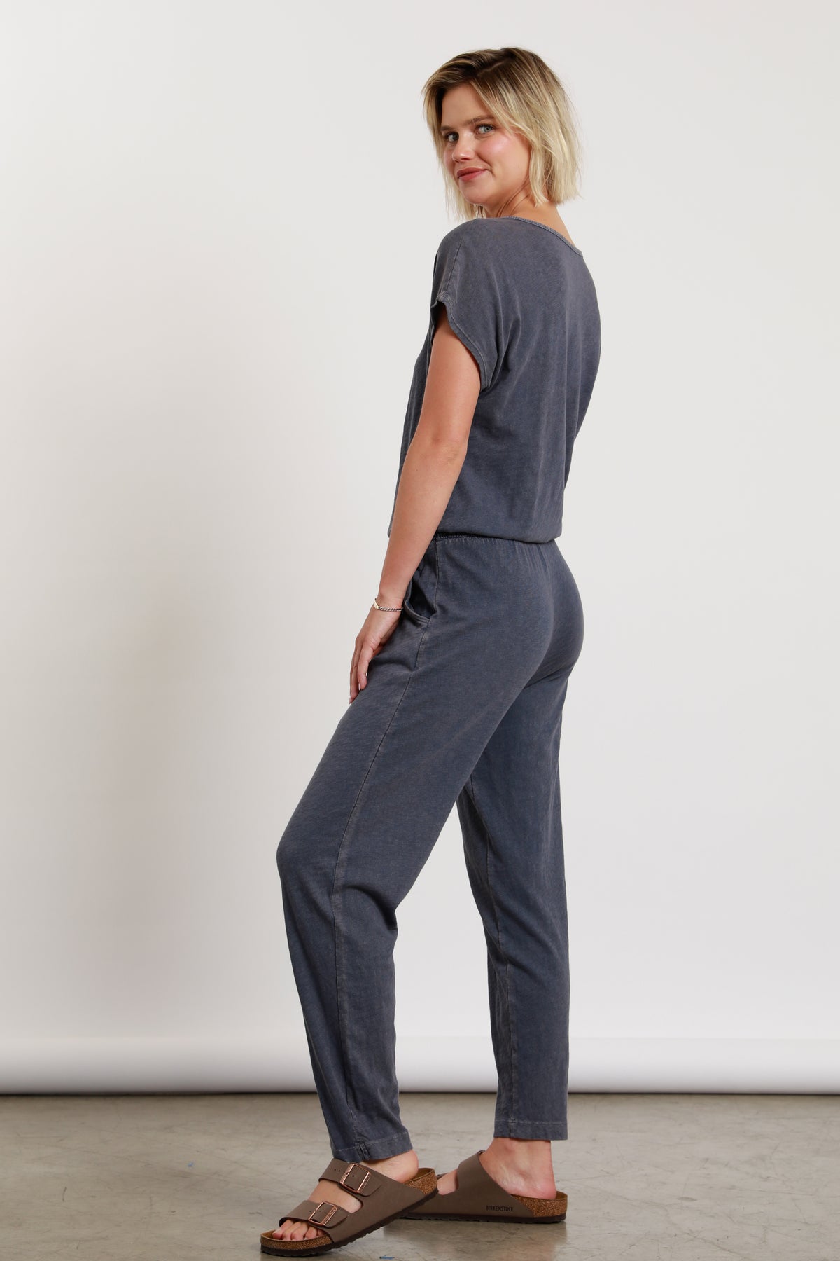 S/s Snap Jumpsuit