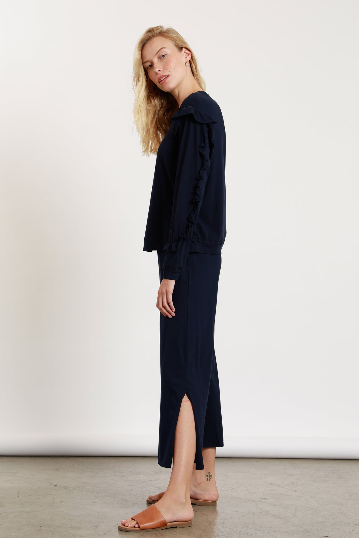 Supreme Jersey Wide Leg Pant
