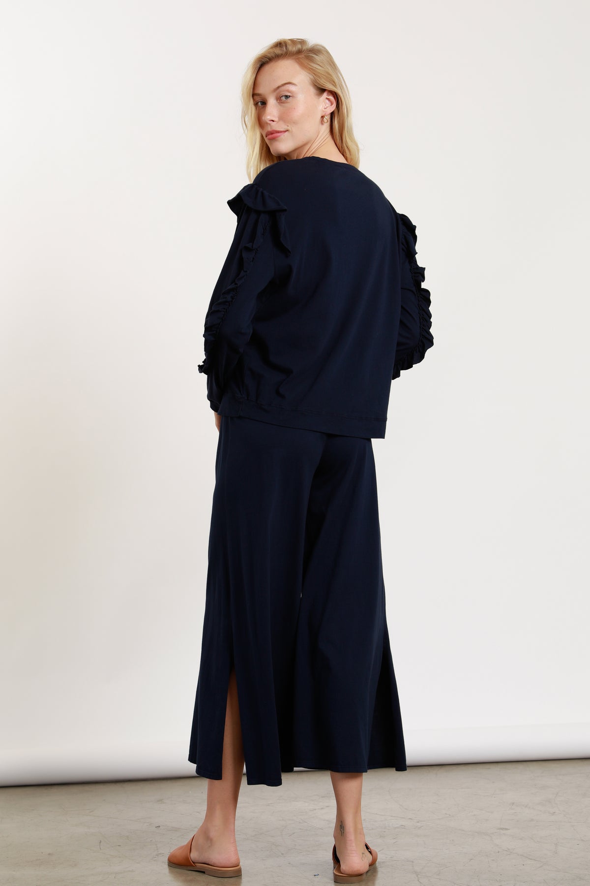 Supreme Jersey Wide Leg Pant