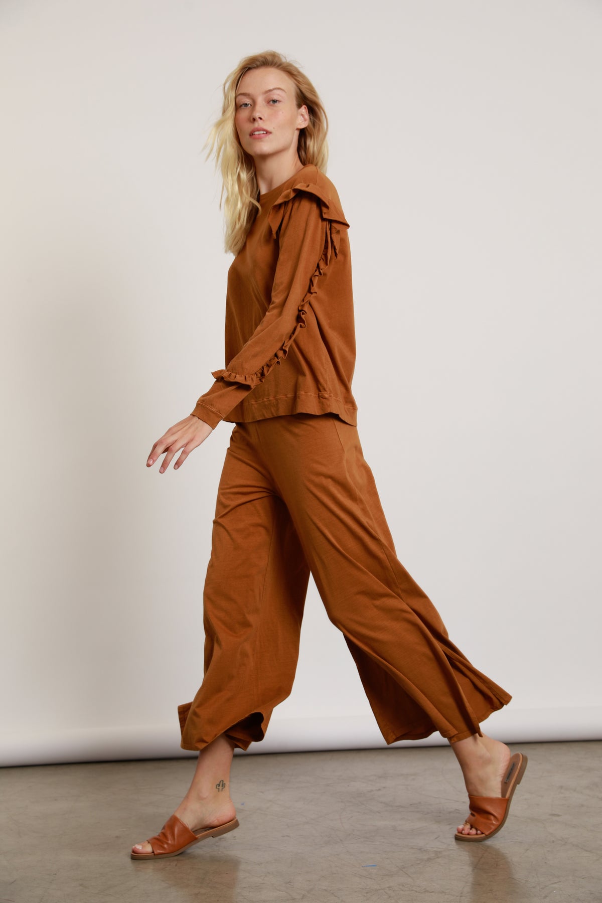 Supreme Jersey Wide Leg Pant