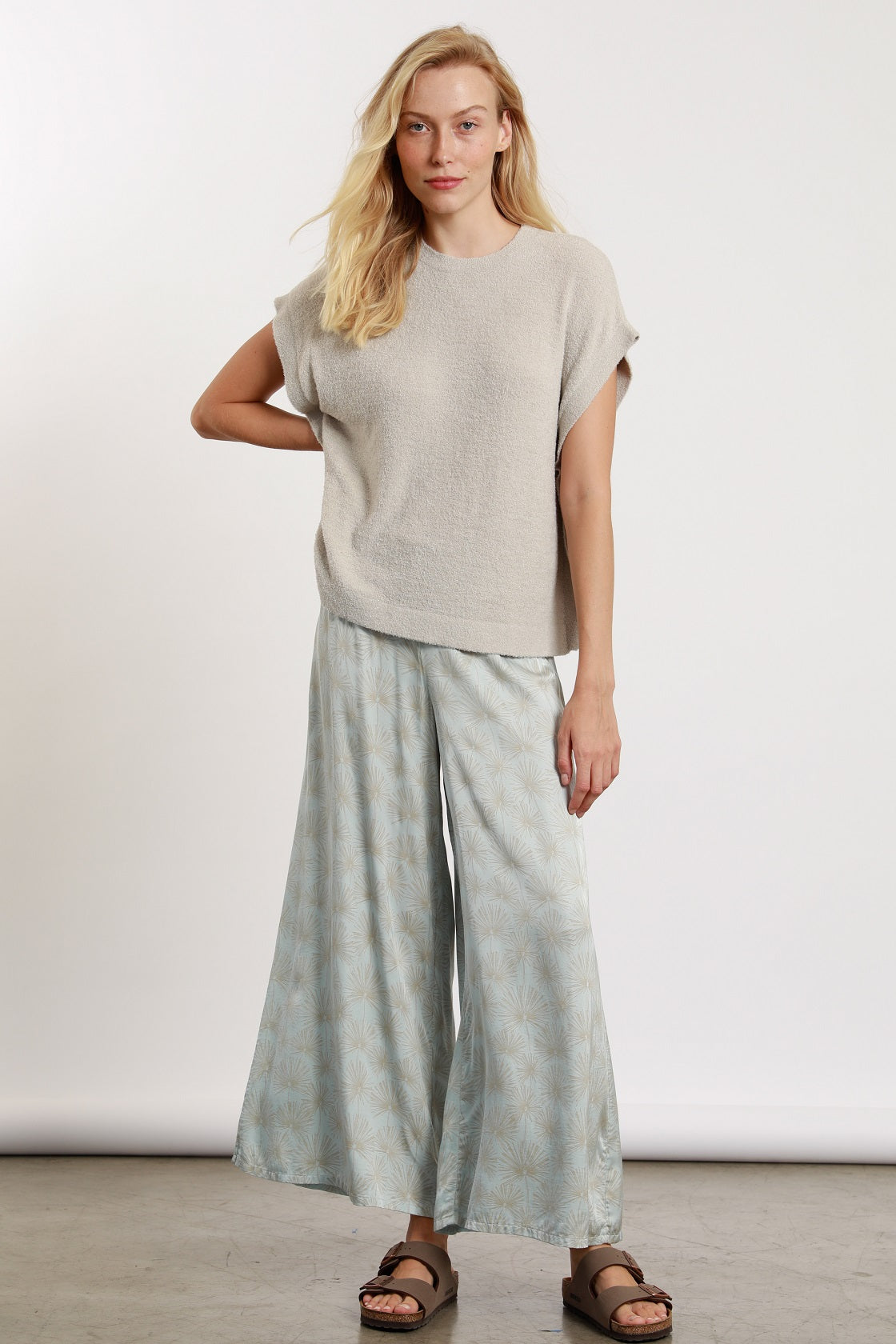 Smocked Ankle Pant