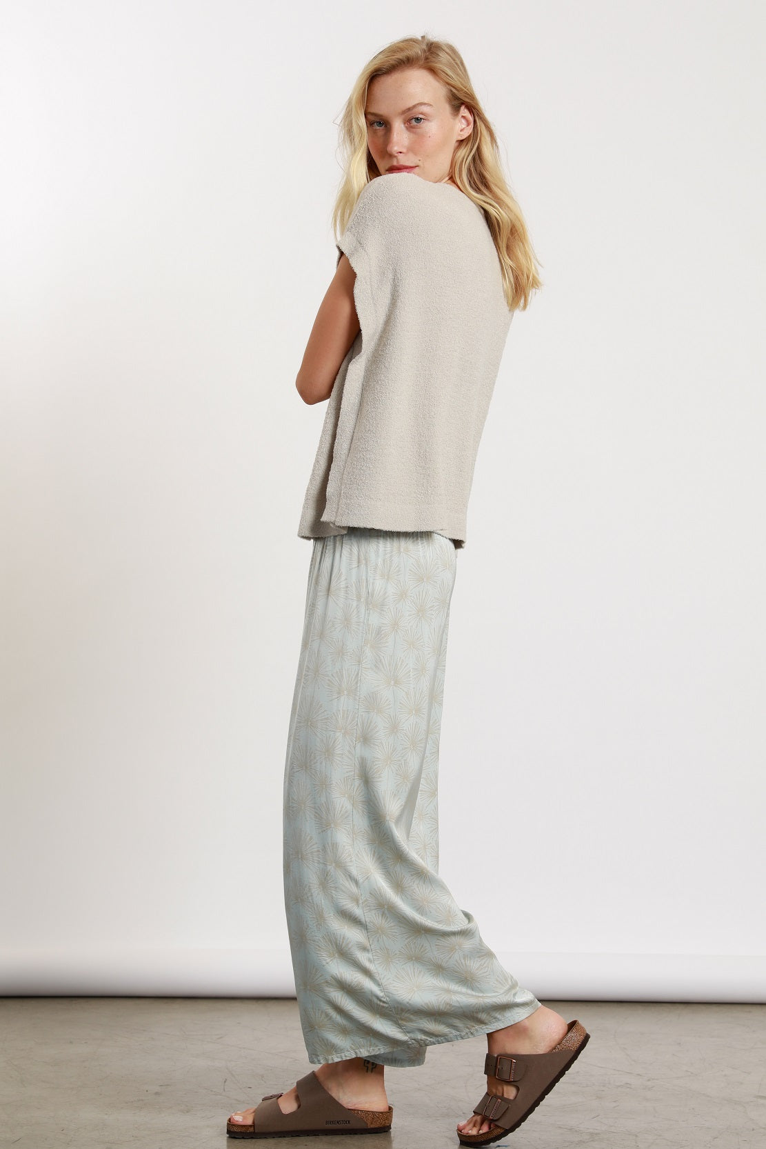 Smocked Ankle Pant