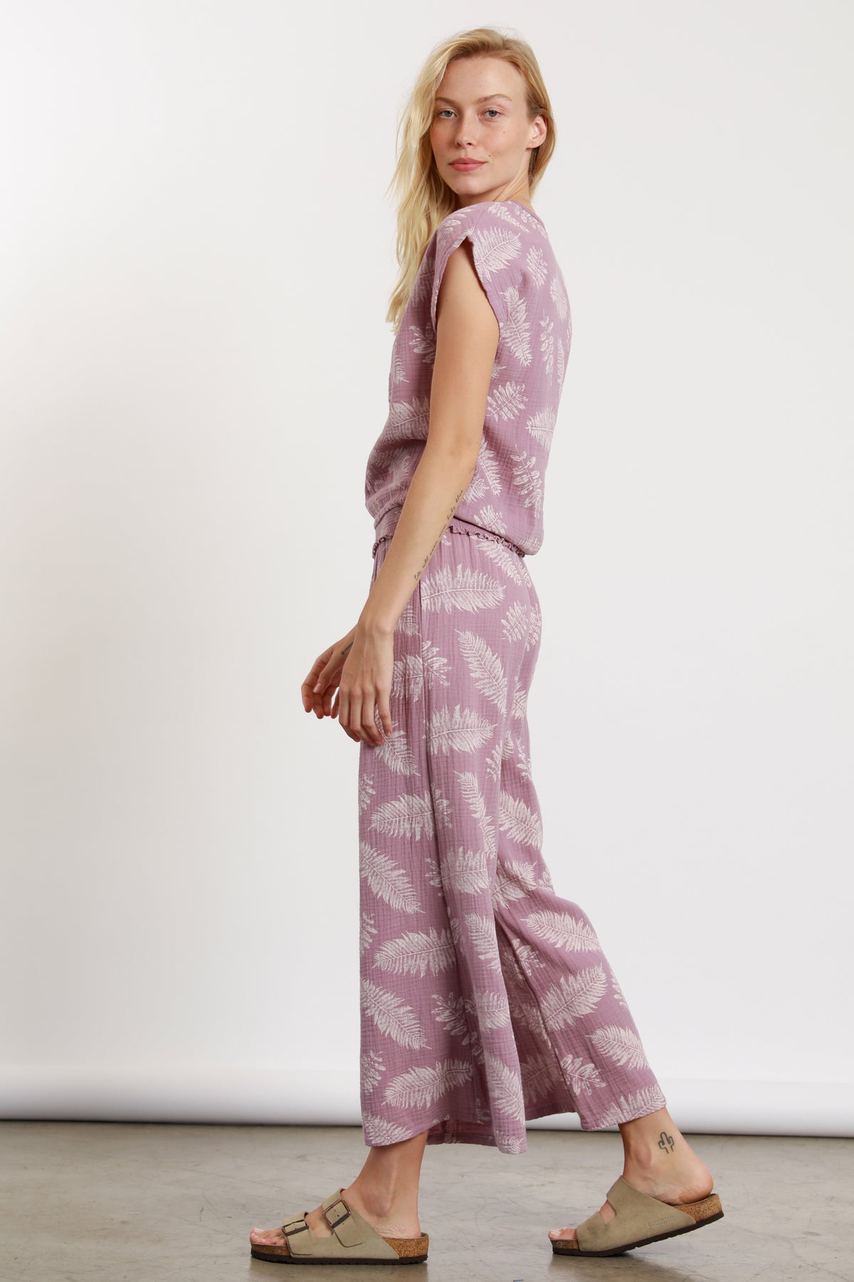 Smocked Ankle Pant