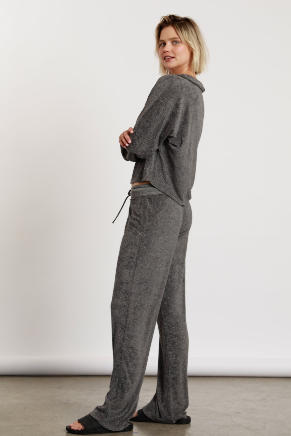 Slub Terry D/s Pant