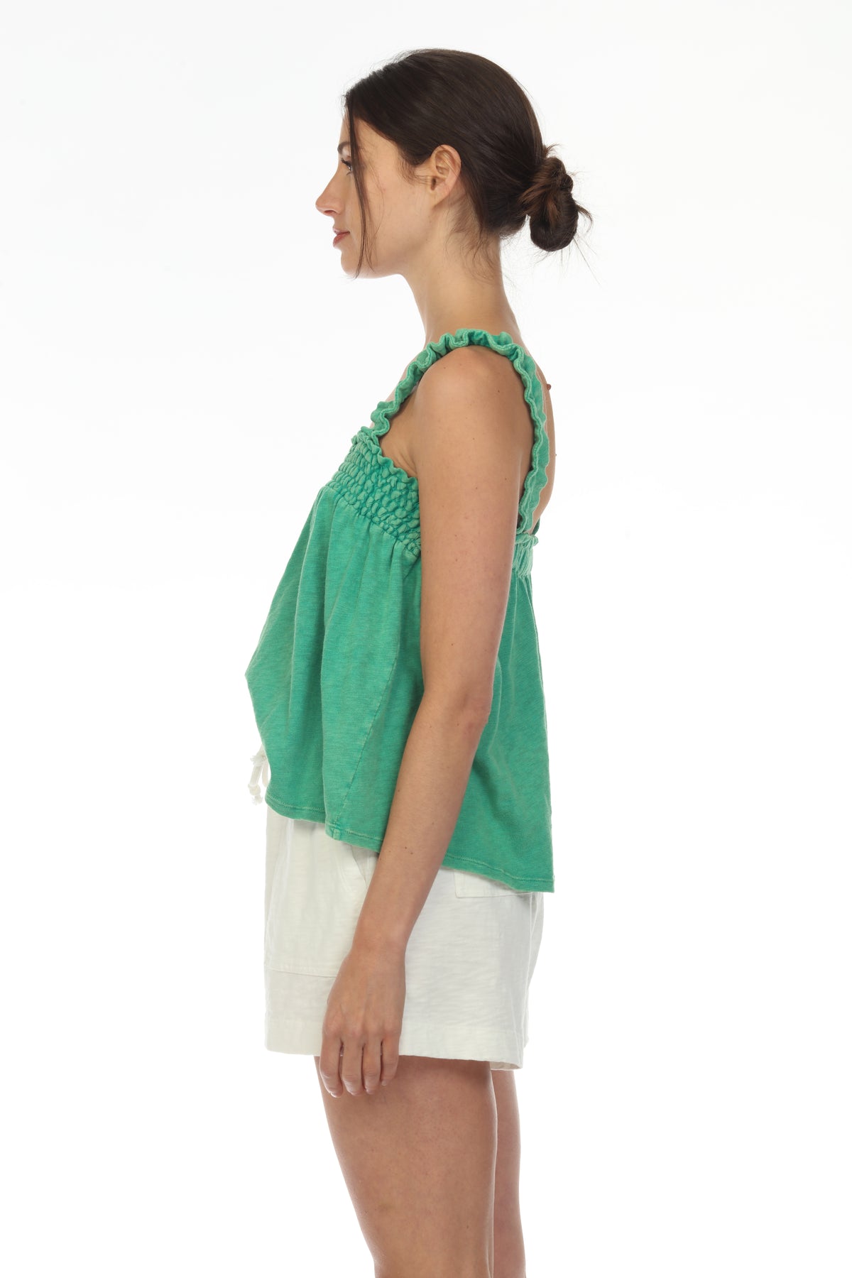 SADIE SMOCKED TANK