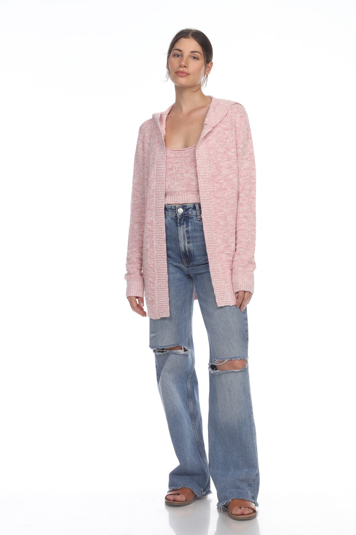HOOD CARDIGAN
