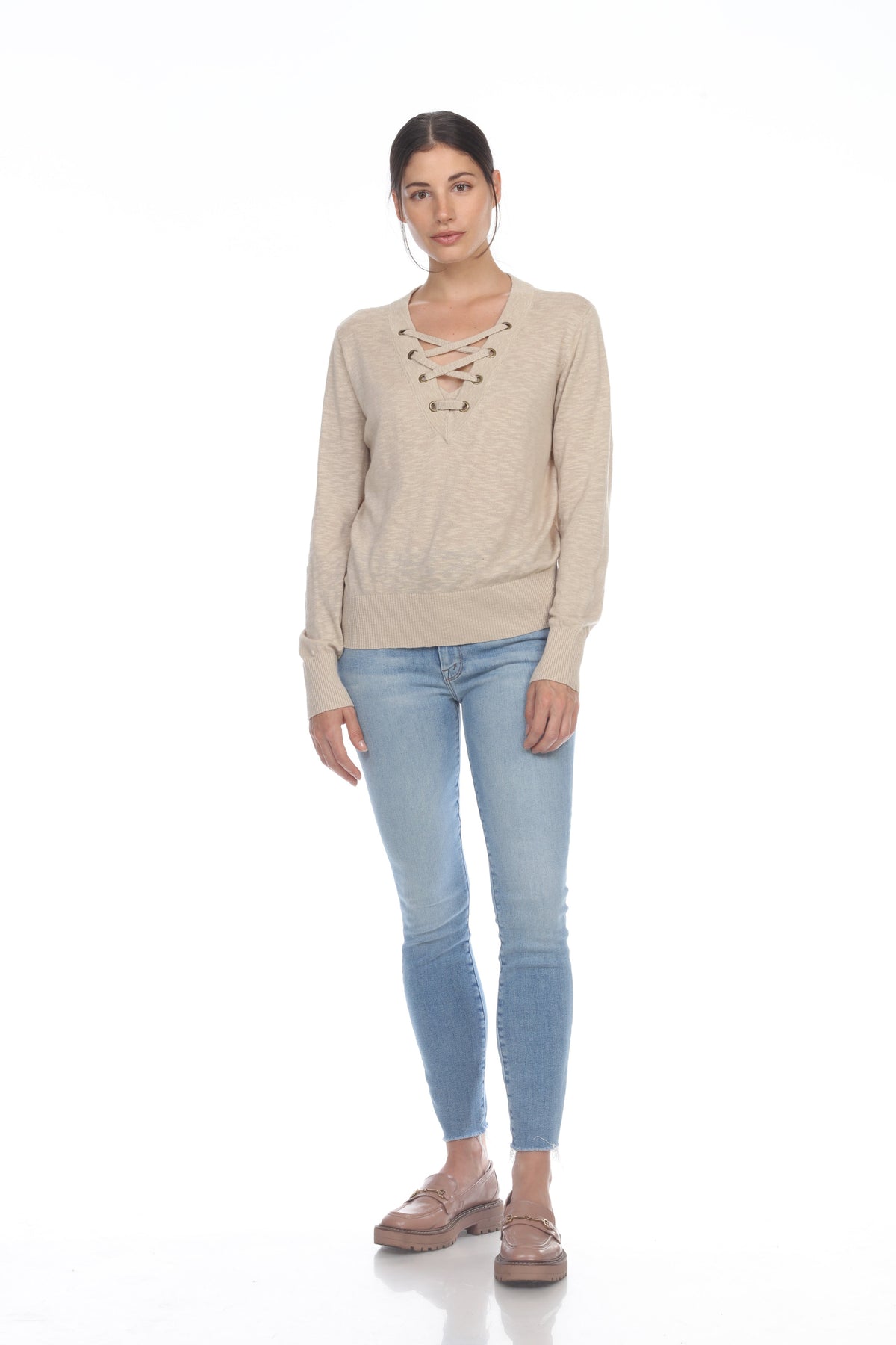 LACE TIE TOP