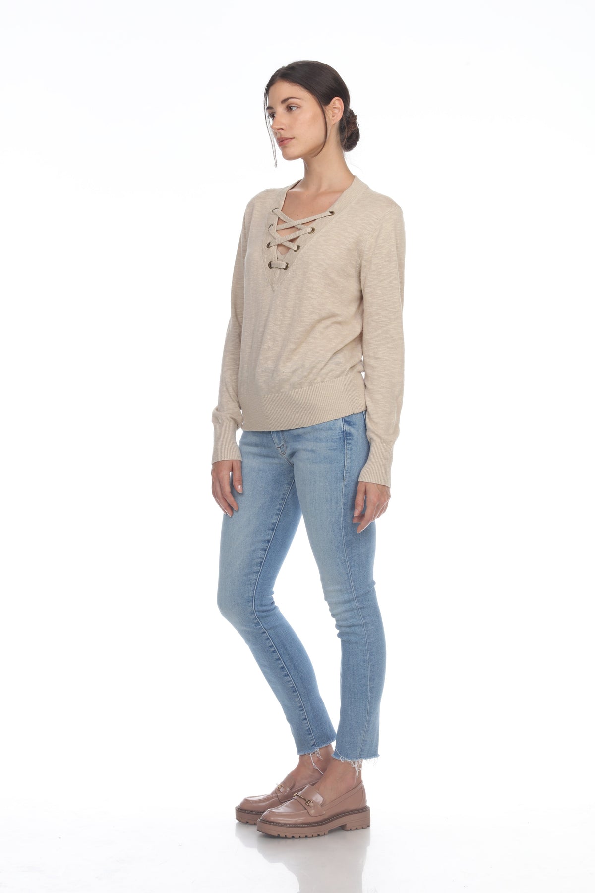 LACE TIE TOP