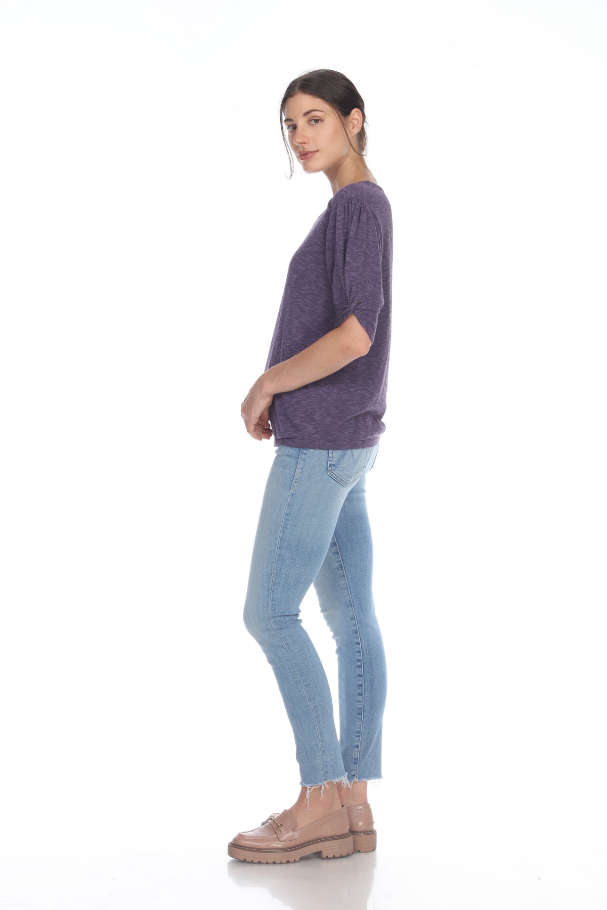 STELLA KNOTTED SLV TOP