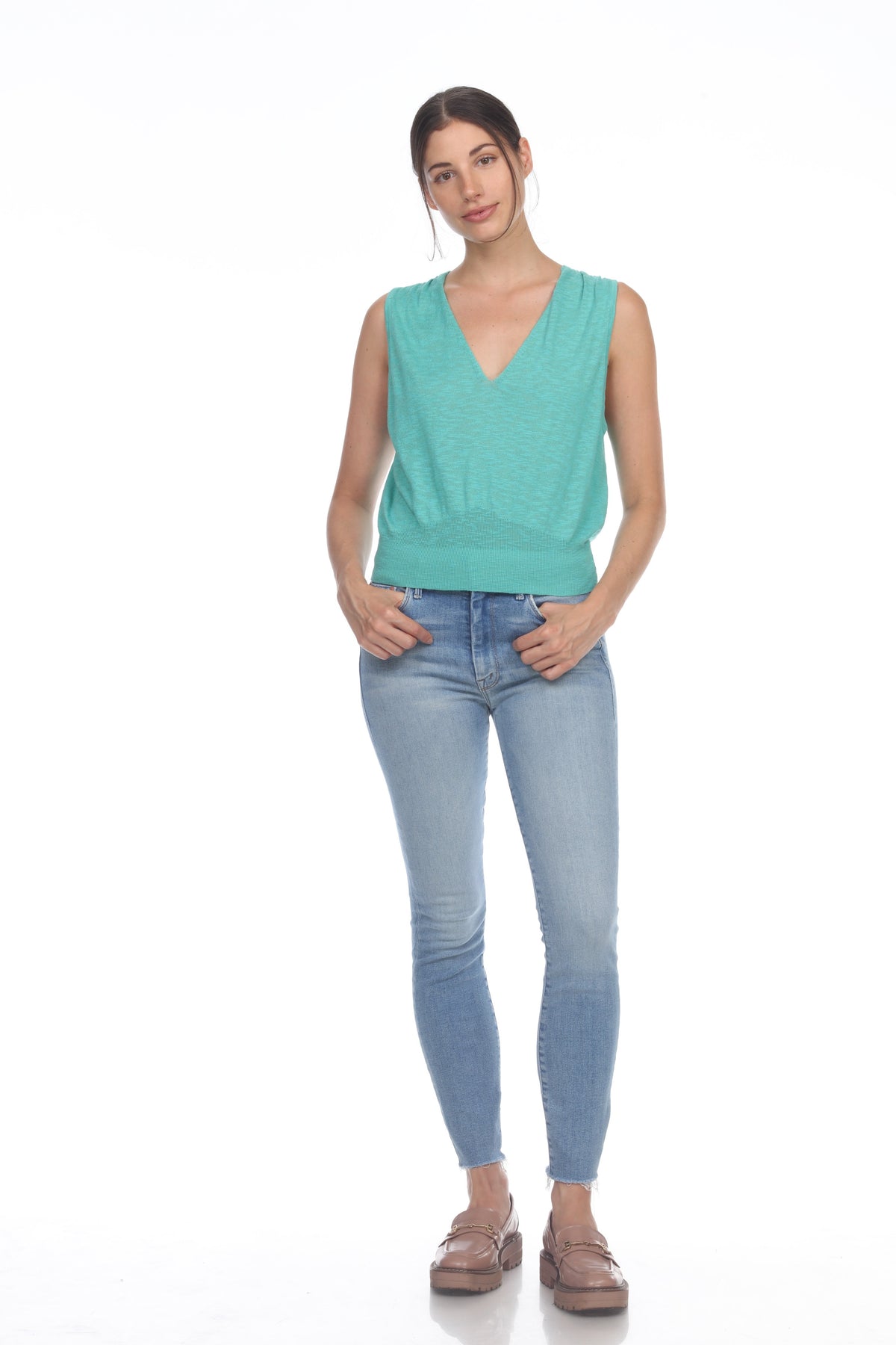 SLV&#39;LESS V TOP