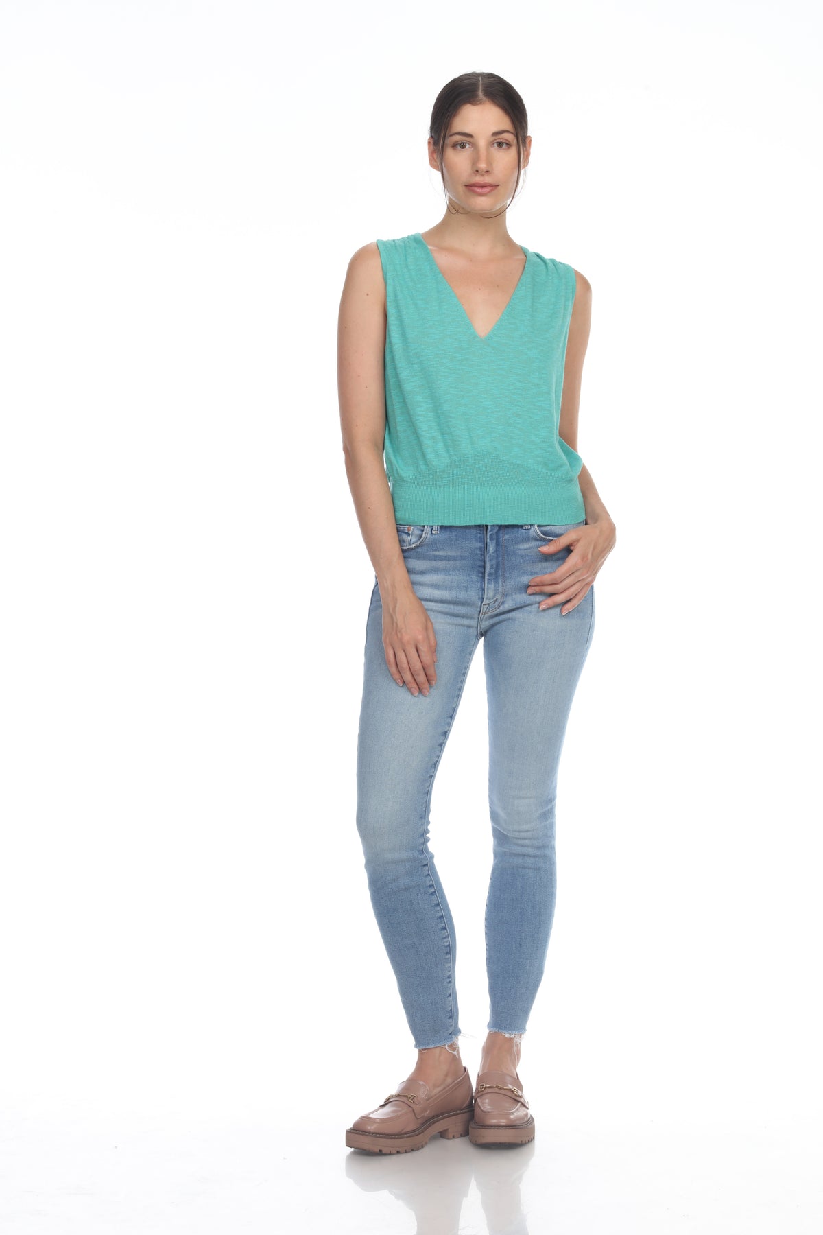 SLV&#39;LESS V TOP
