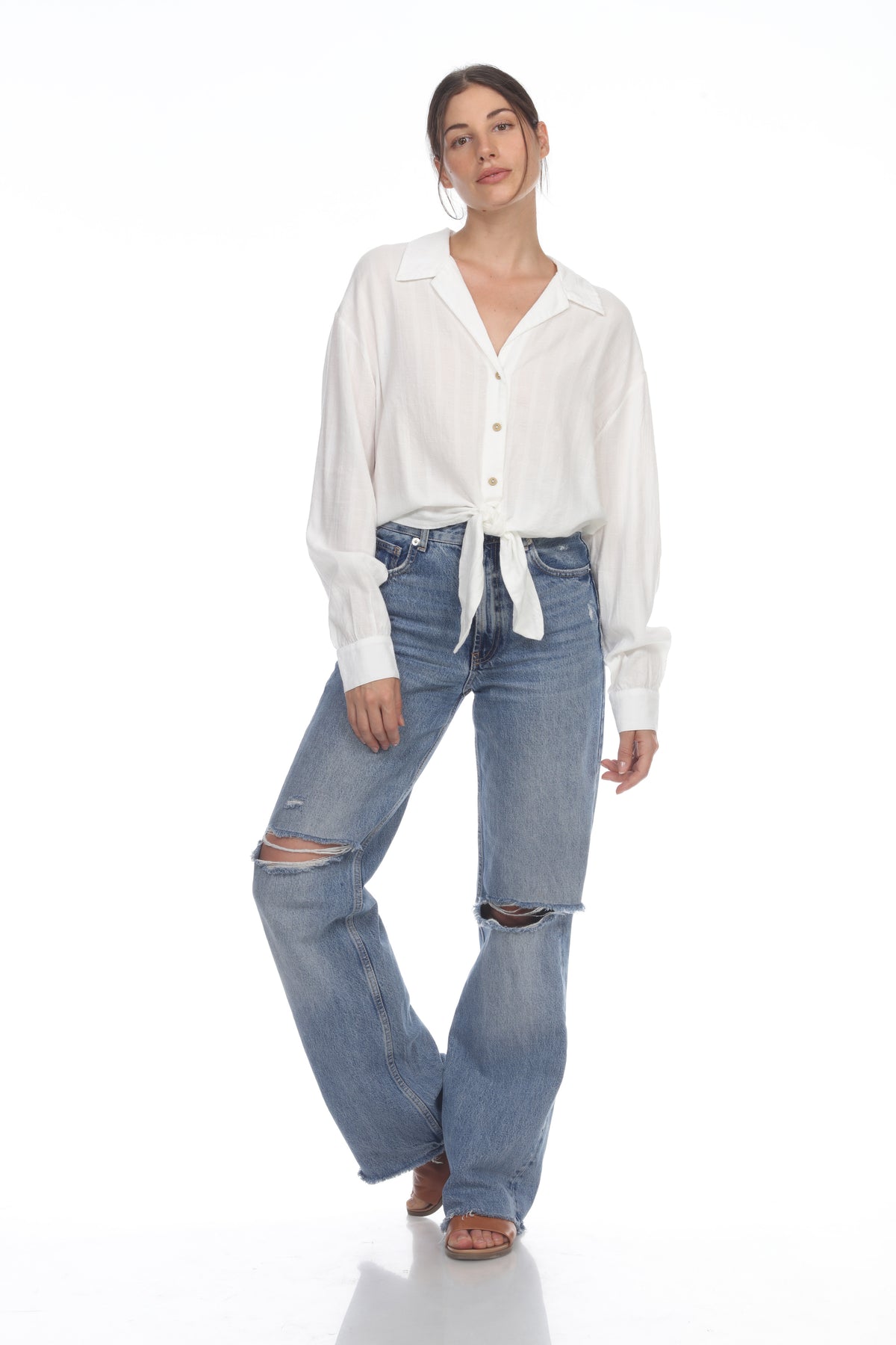 SYDNEY TIE BLOUSE