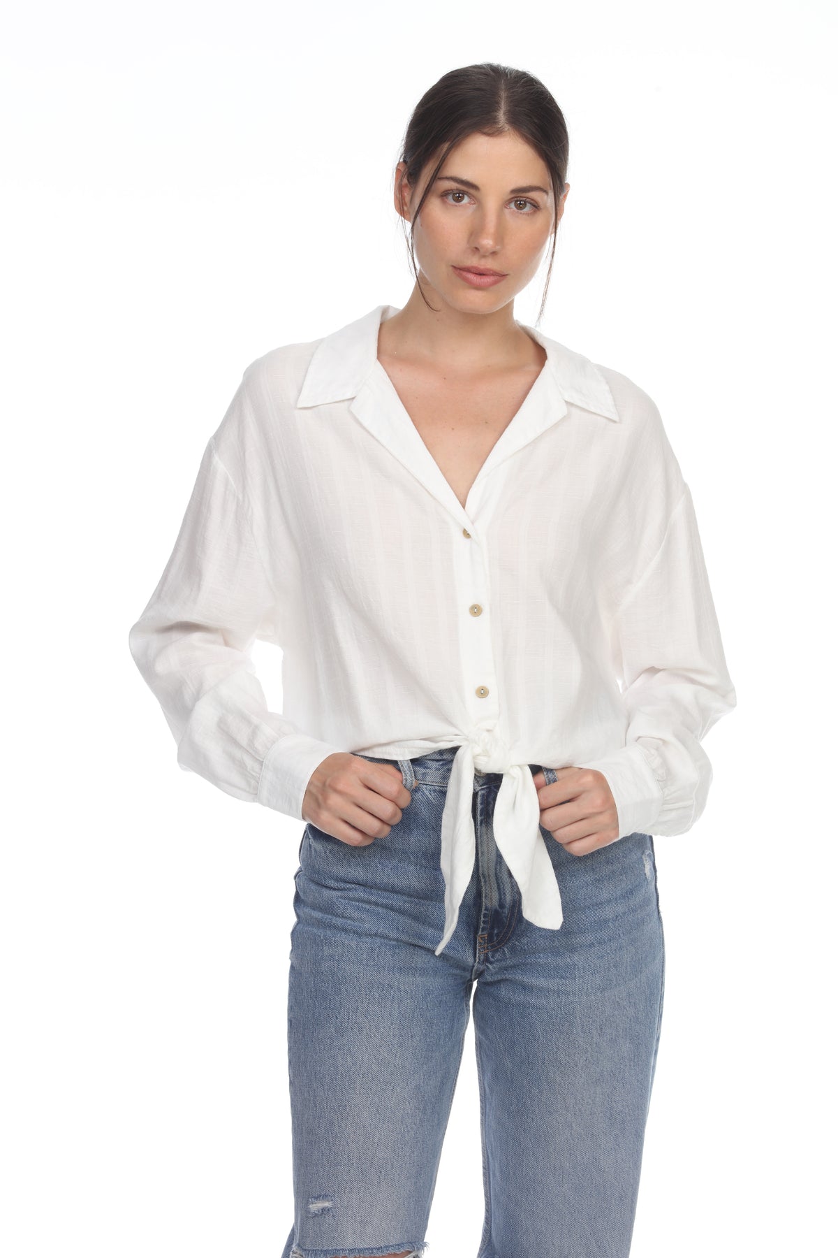 SYDNEY TIE BLOUSE