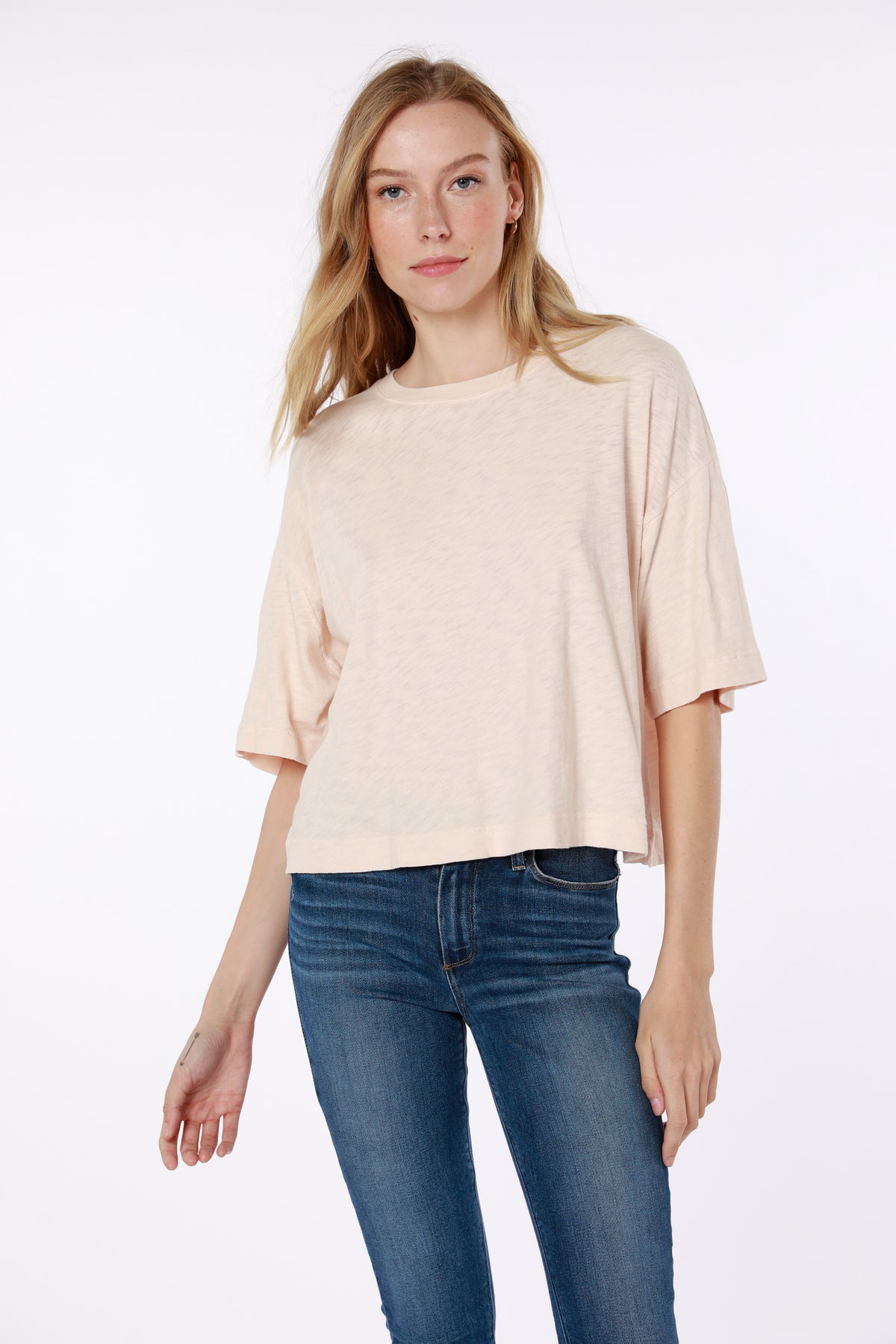 Crew Neck Boxy Tee