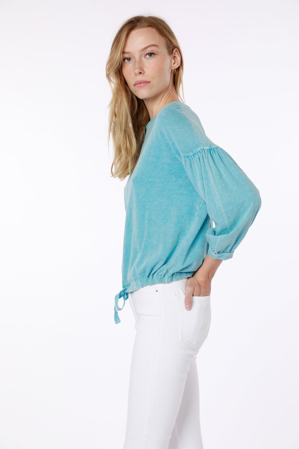 Scoop Neck 3/4 Sleeve