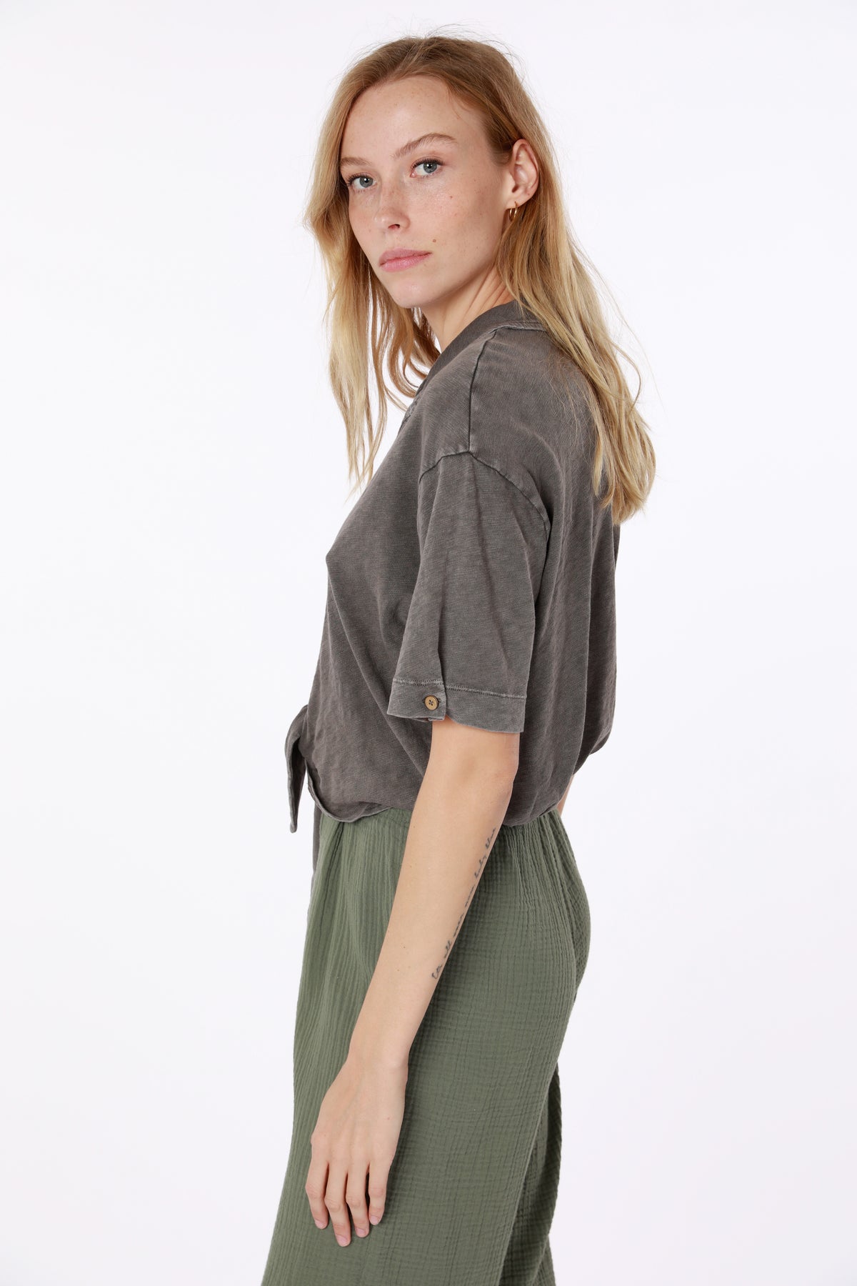 Tie Front Top