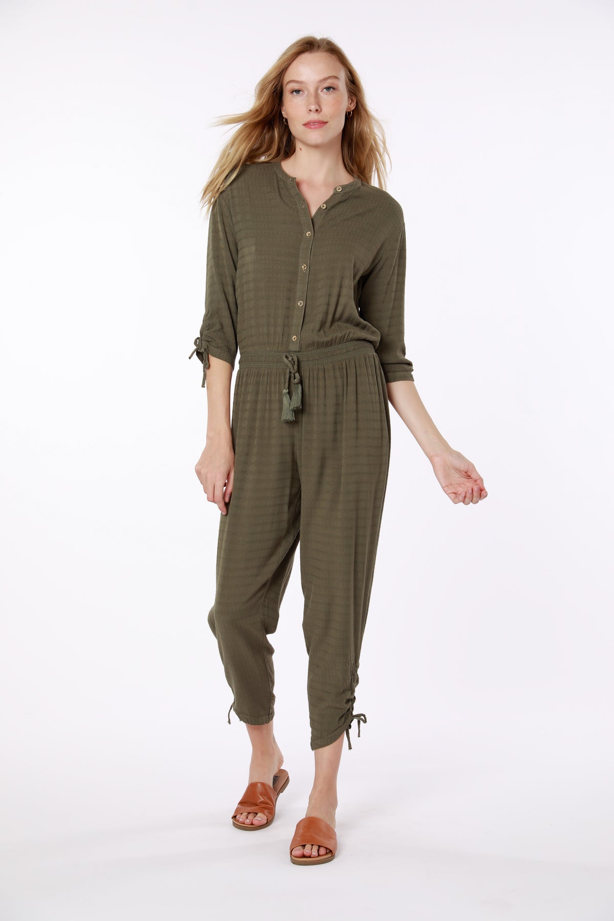 Drawstring Jumpsuit