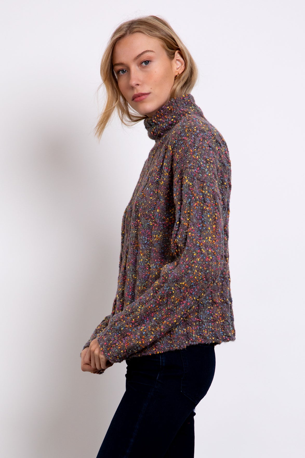 MOCK NECK LS